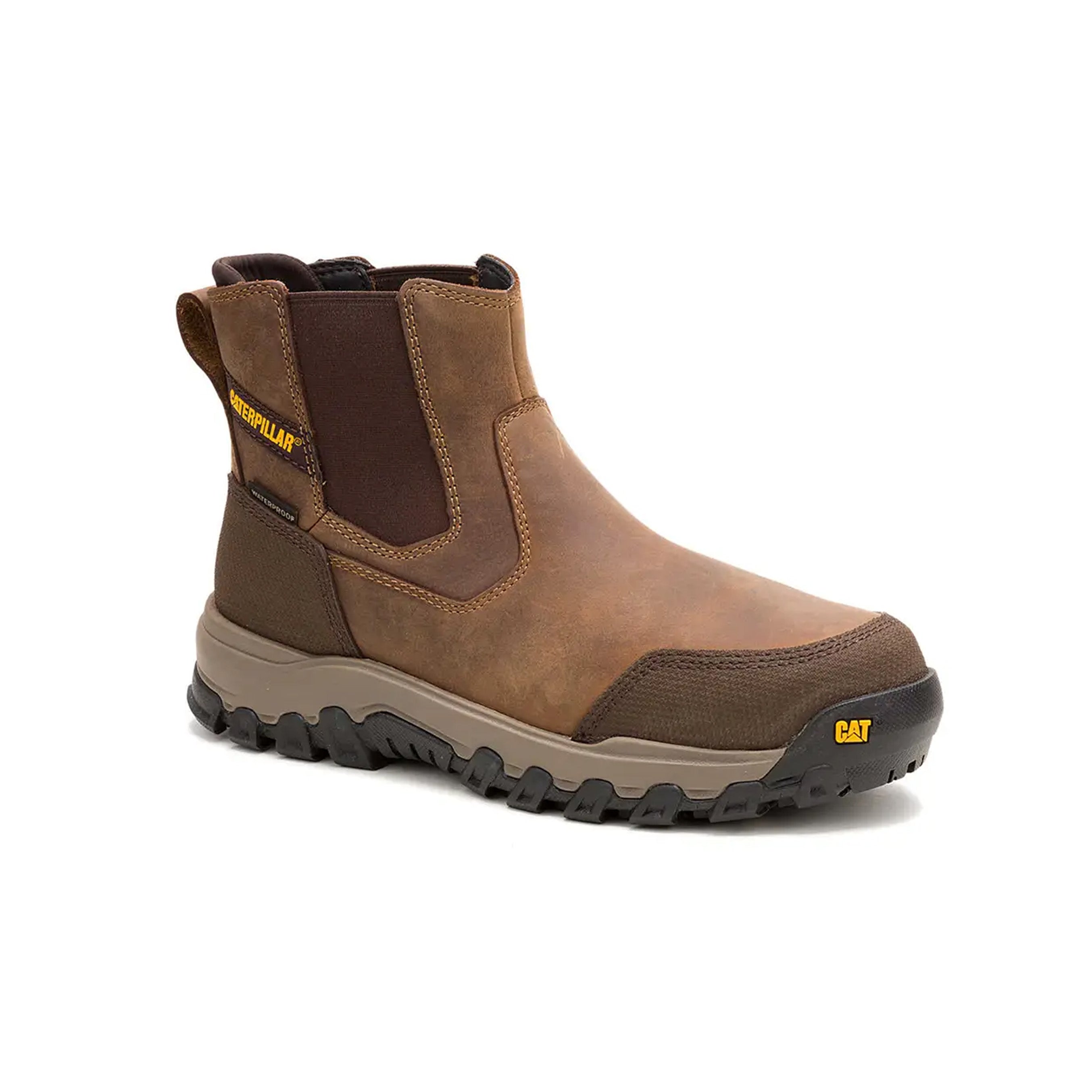 Caterpillar Threshold Rebound Chelsea WP CT Men's Safety Boots #color_Brown