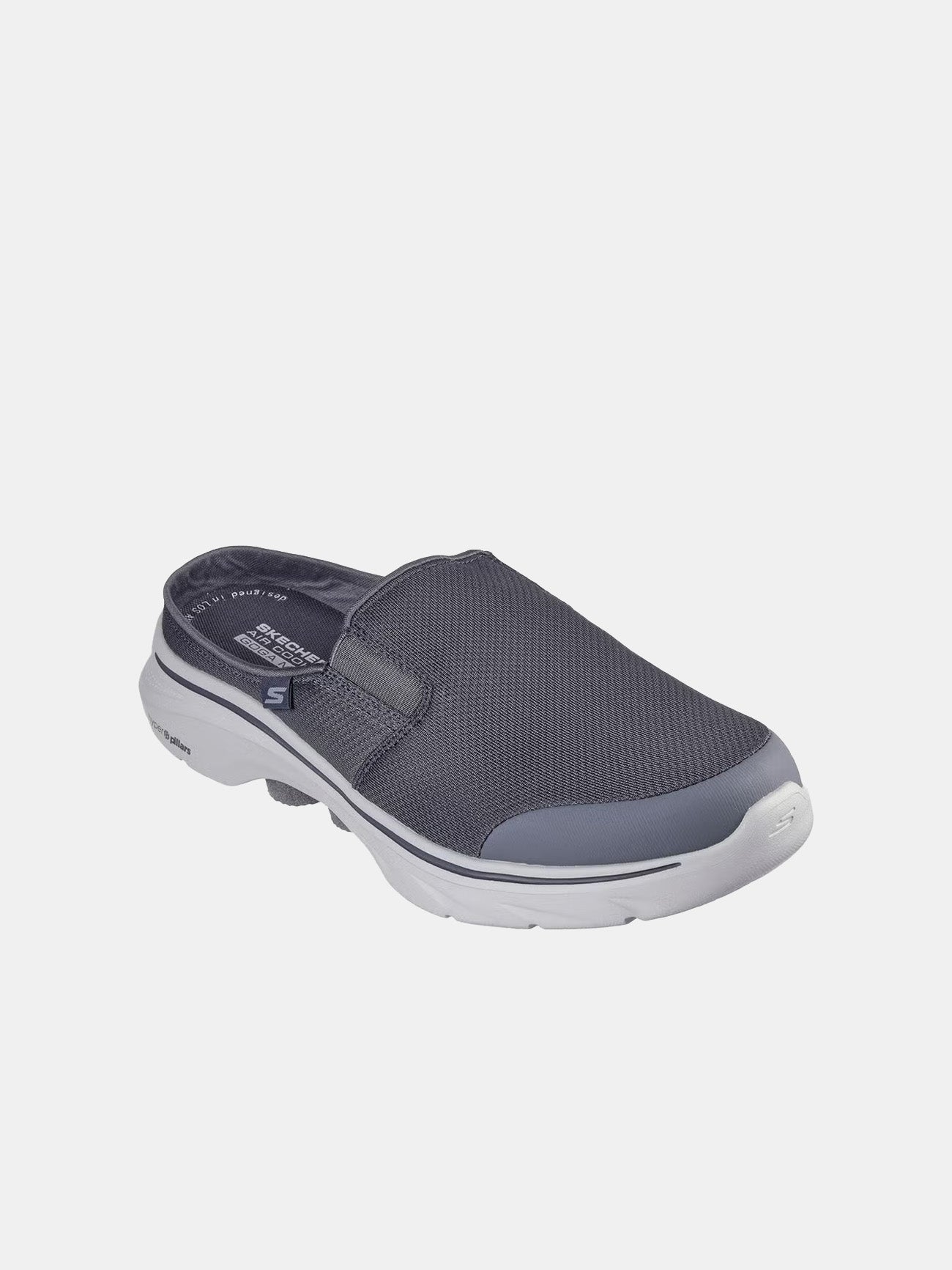 Skechers Men's Go Walk 7 Mules #color_Gray
