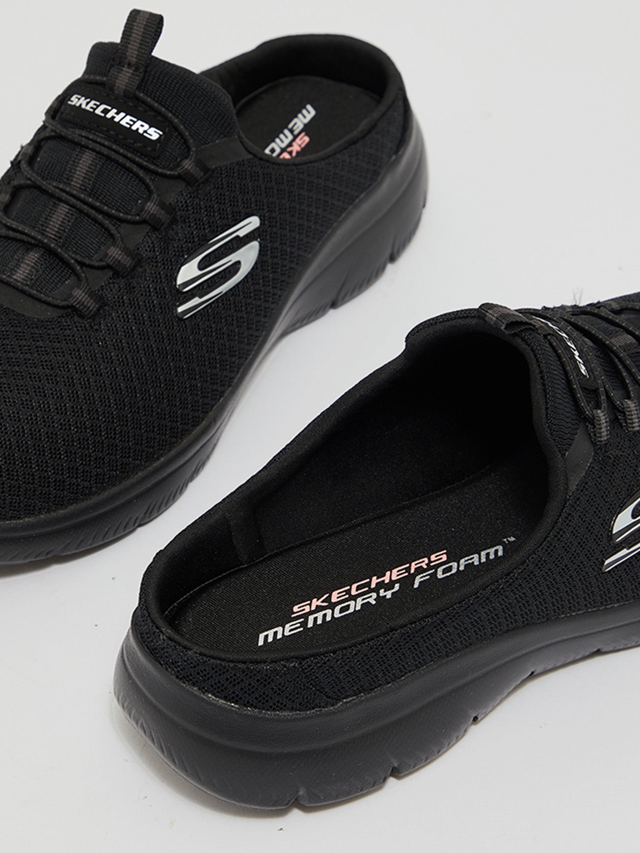 Skechers Women's Summits-Swift Step Shoes #color_Black