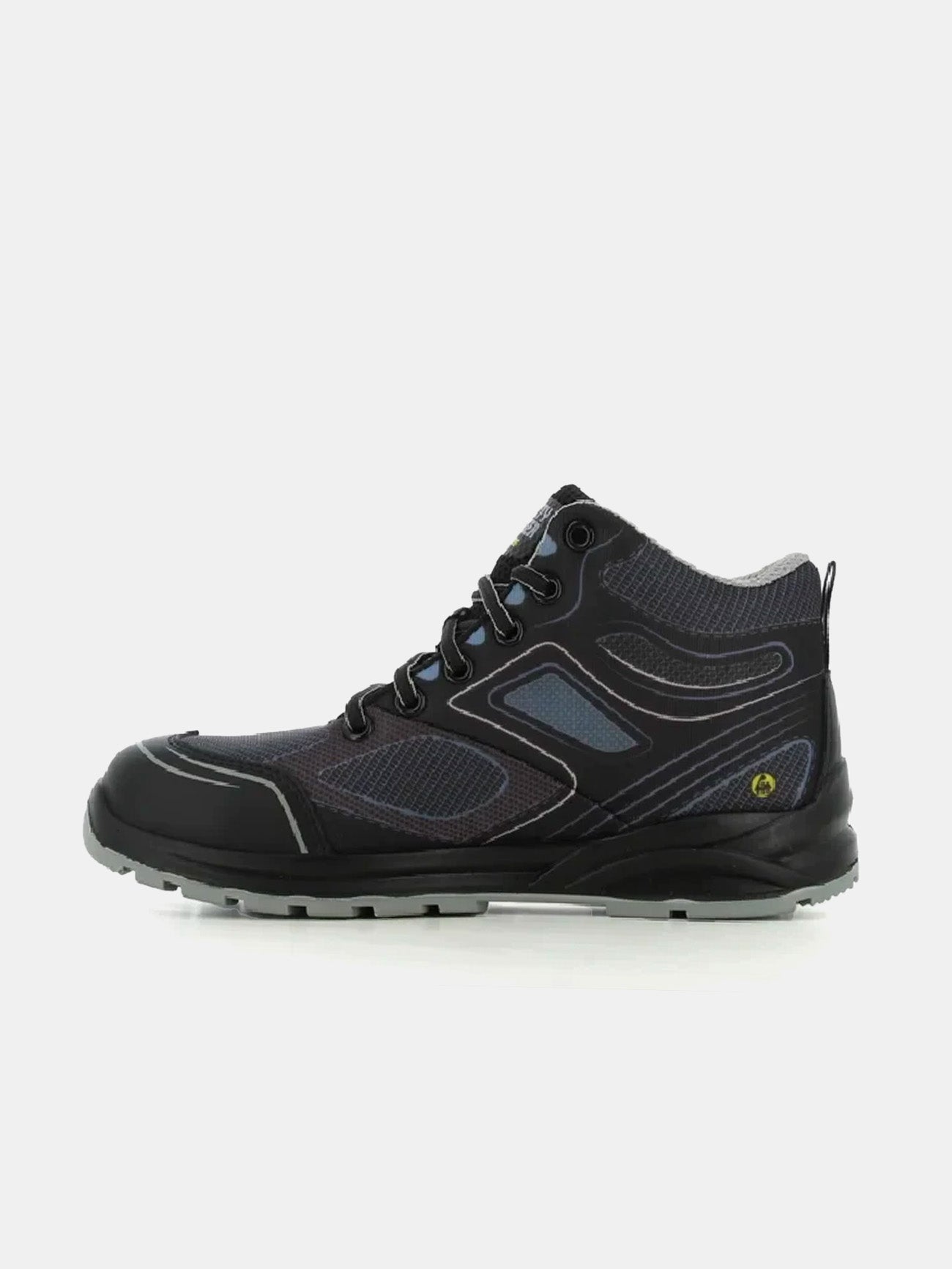 Safety Jogger Men's Cador S1P Mid S1 P SR ESD FO Safety Shoes #color_Gray