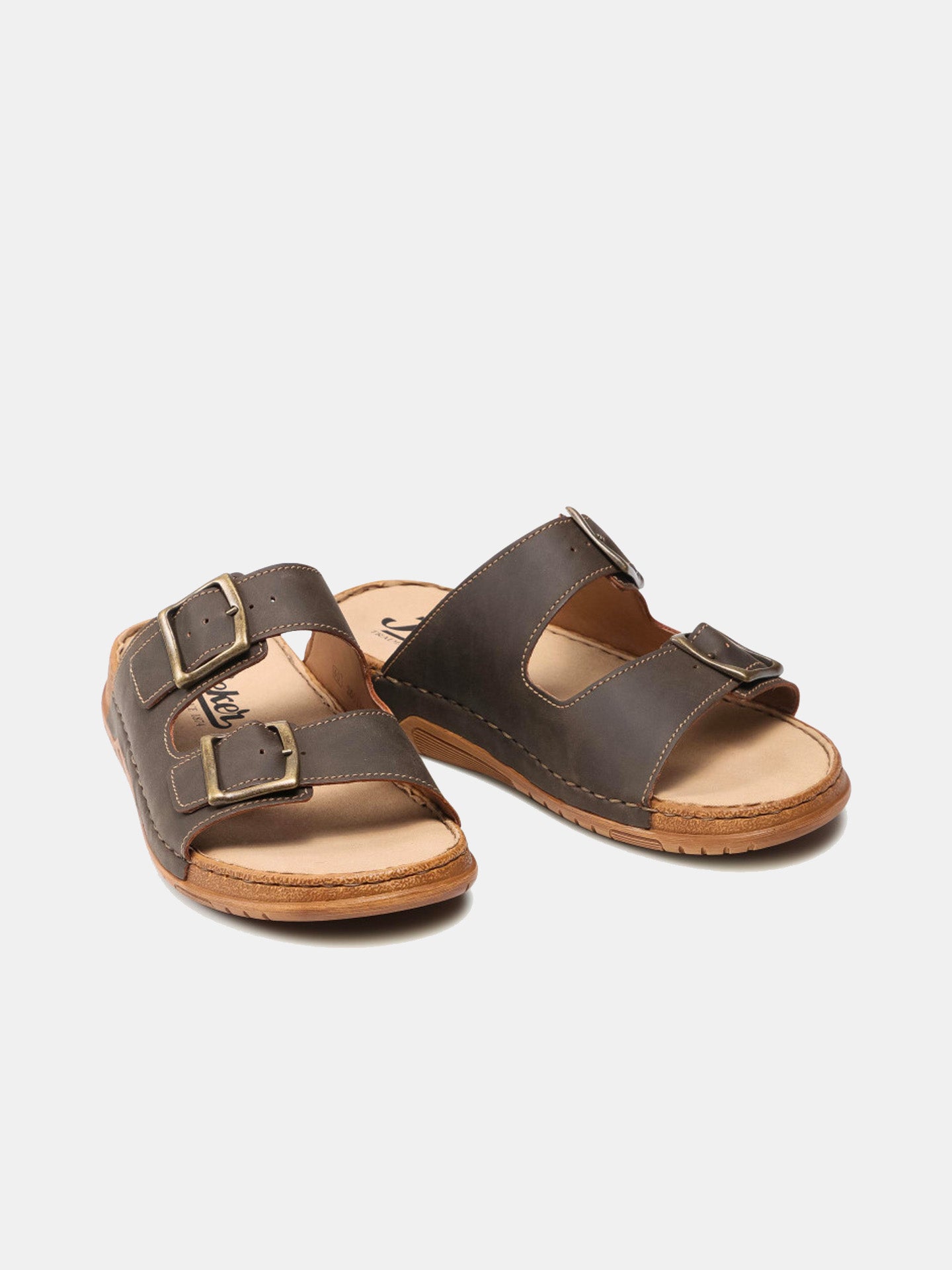 Rieker 25763 Men's Slider Sandals #color_brown