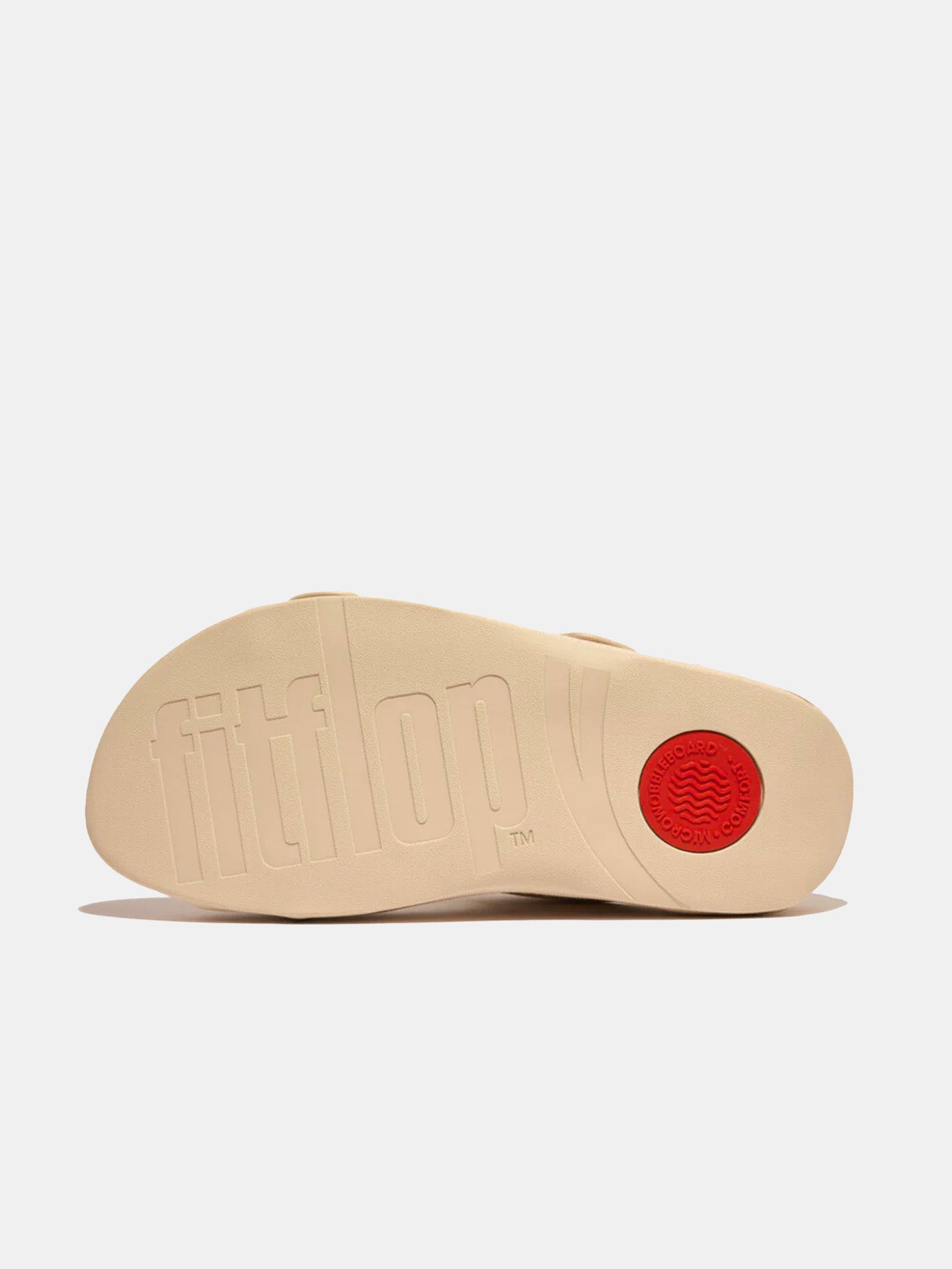 Fitflop Men's Gogh Moc Buckle Canvas Slides #color_Beige