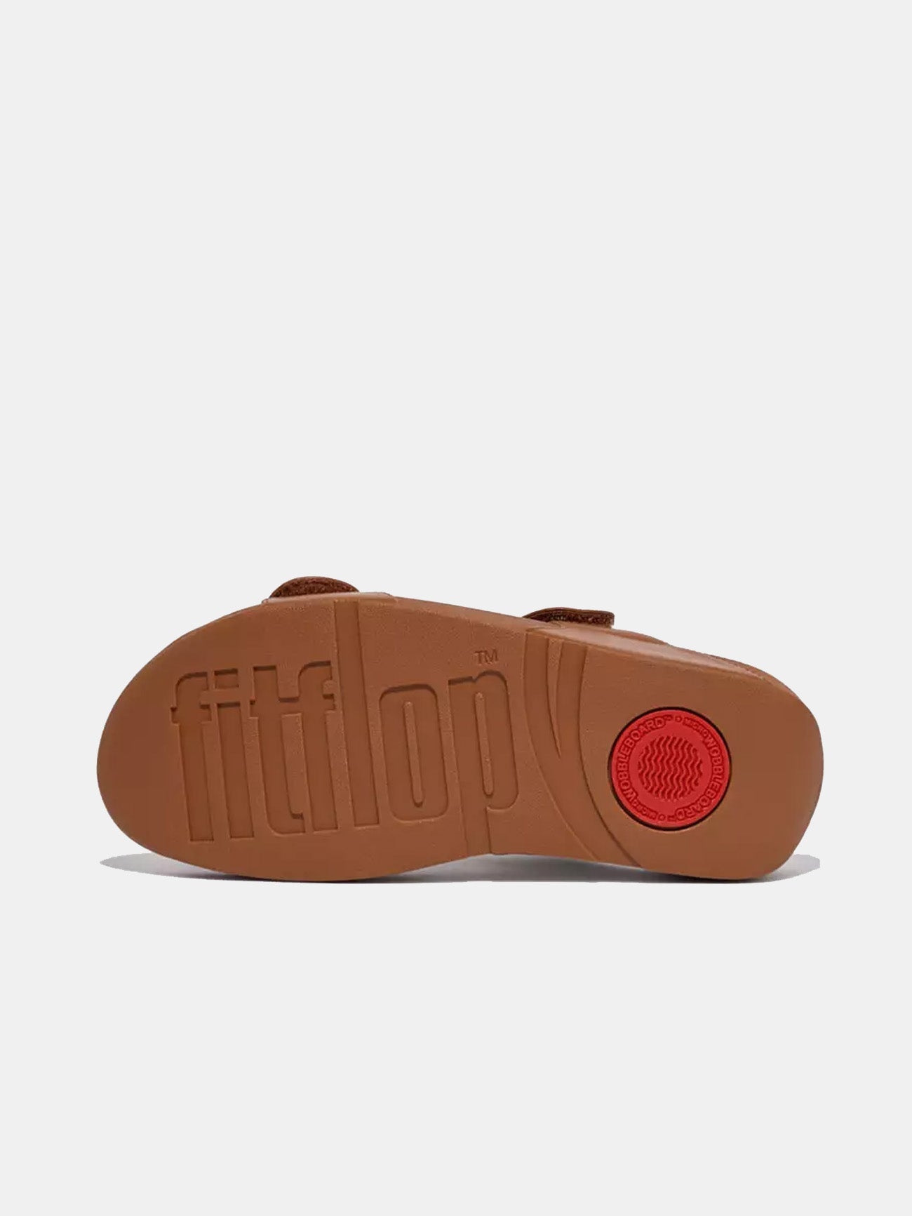 Fitflop Women's Lulu Adjustable Leather Slides #color_Tan