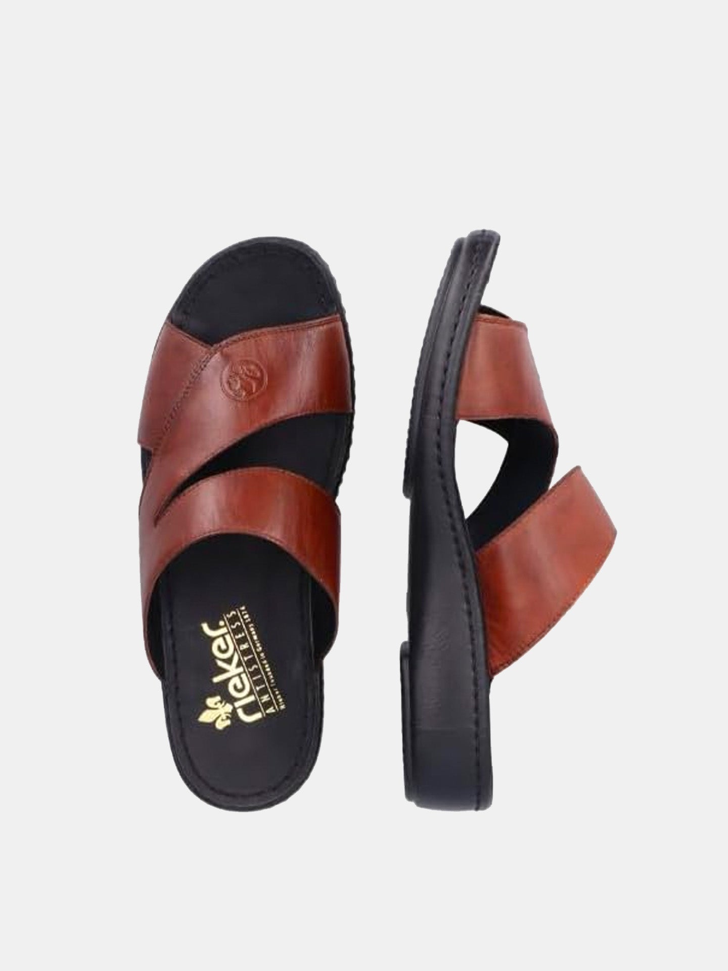 Rieker 23974 Men's Sandals #color_Brown