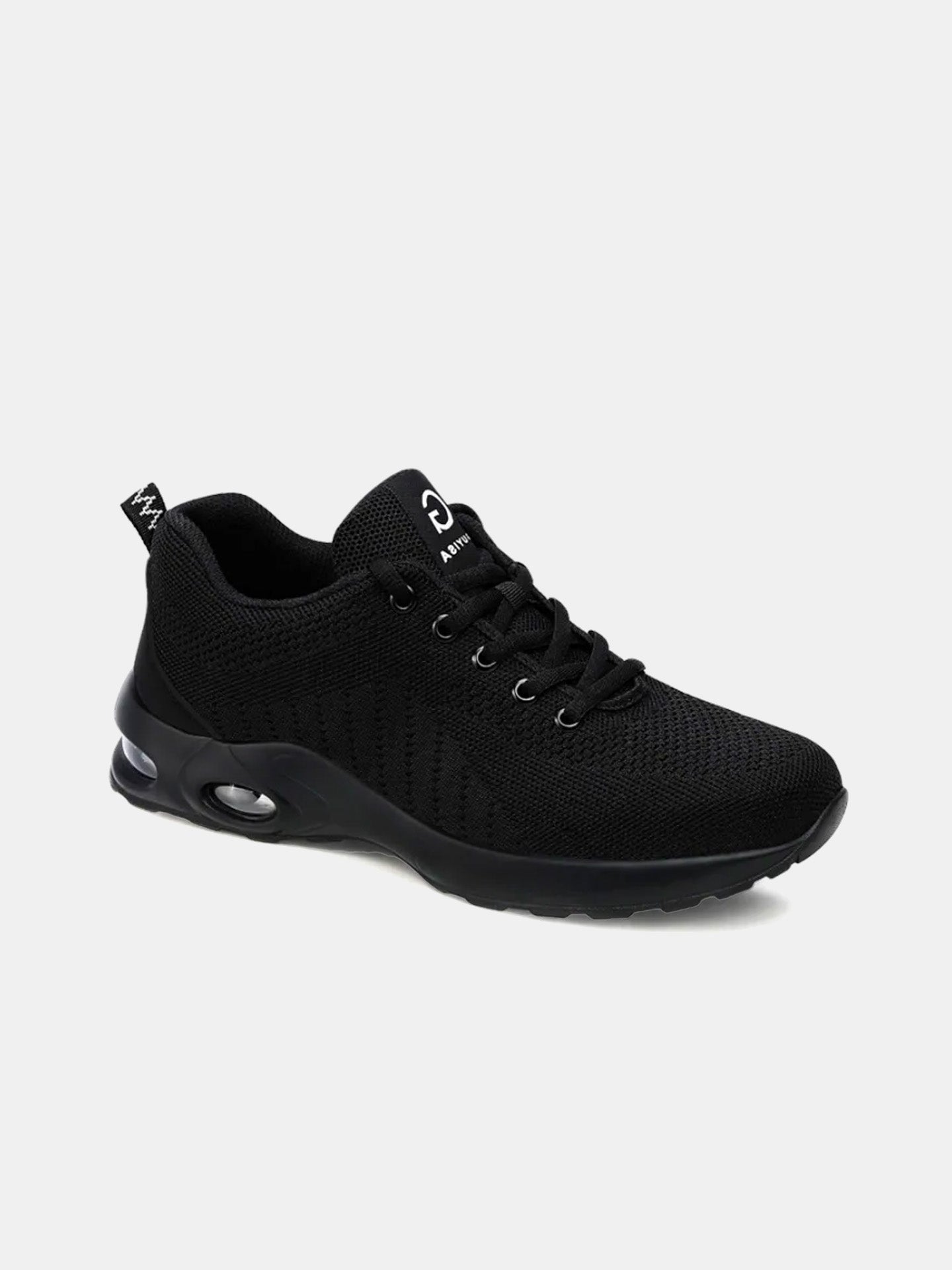 Raydlinx Guyisa Men's Anti-Collision And Anti-Puncture Work Shoes #color_Black