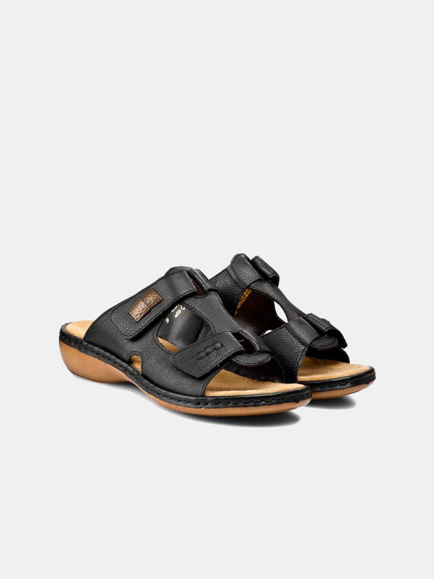 Rieker 65958-00 Women's Slider Sandals #color_black