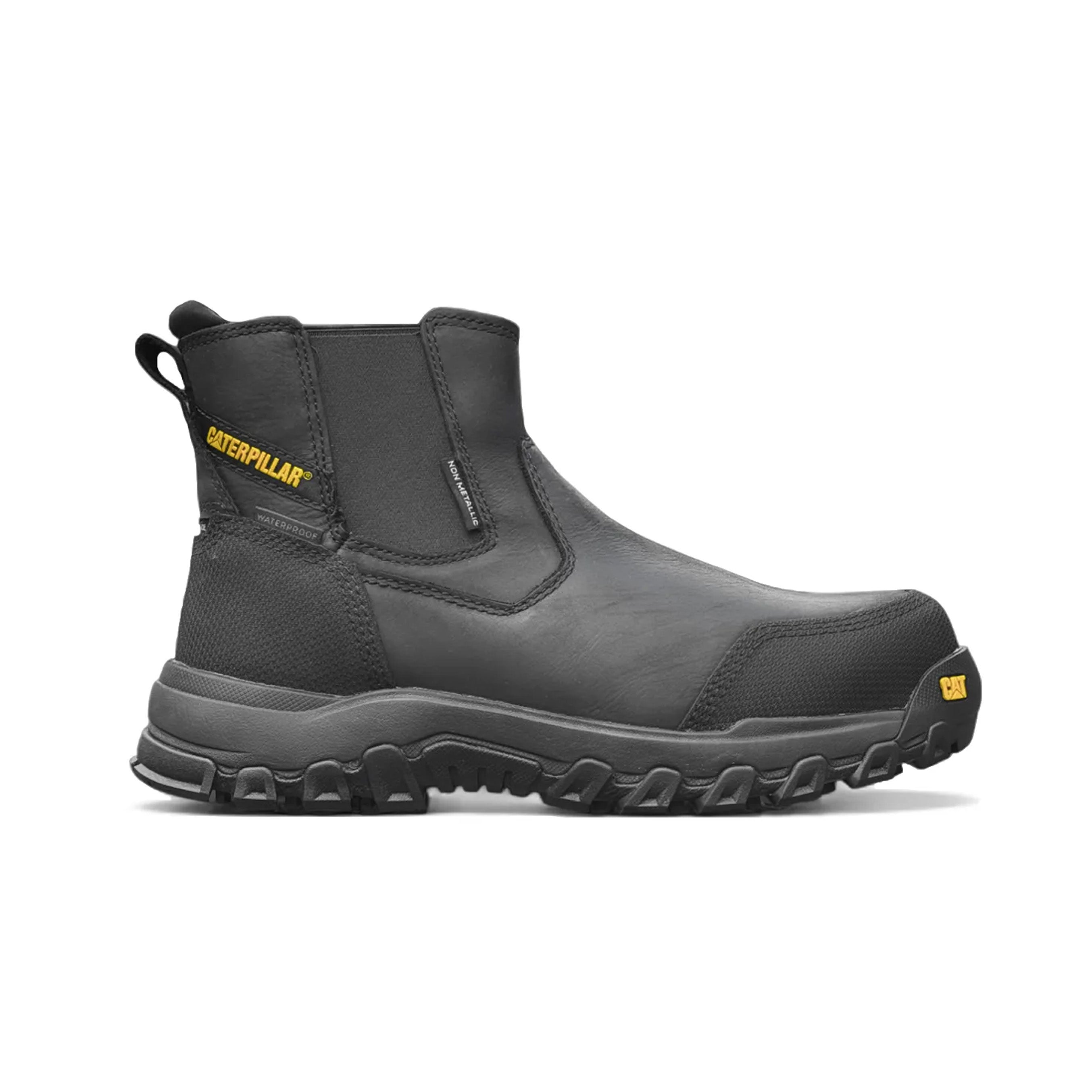 Caterpillar Threshold Rebound Chelsea WP CT Men's Safety Boots #color_Black