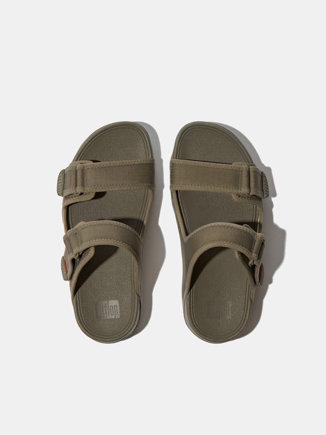 Fitflop Gogh Moc Men'ss Adjustable Water-Resistant Slides #color_green