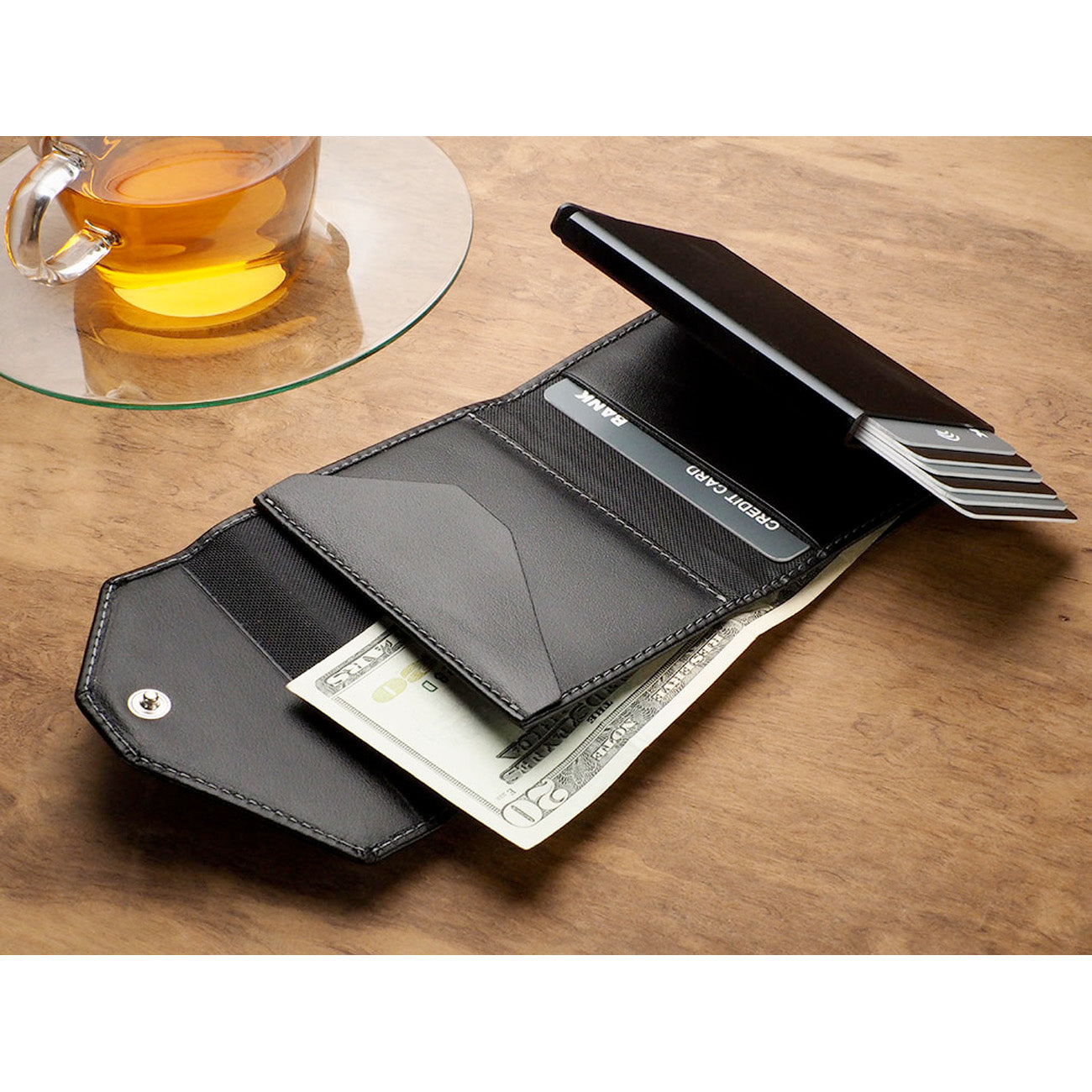 Pularys Porter Go wallet - Italia Leather #color_Black