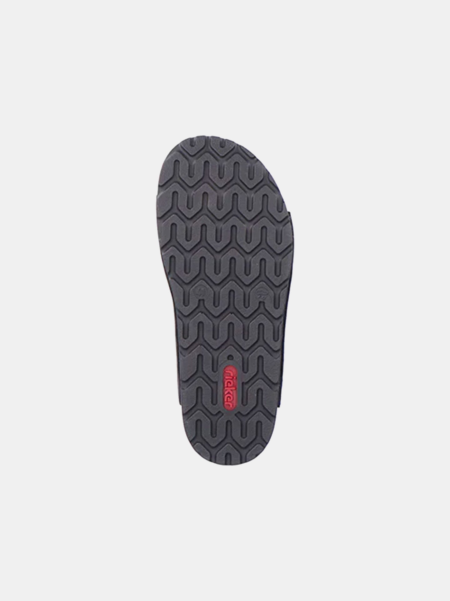Rieker 25650 Men's Slider Sandals #color_black