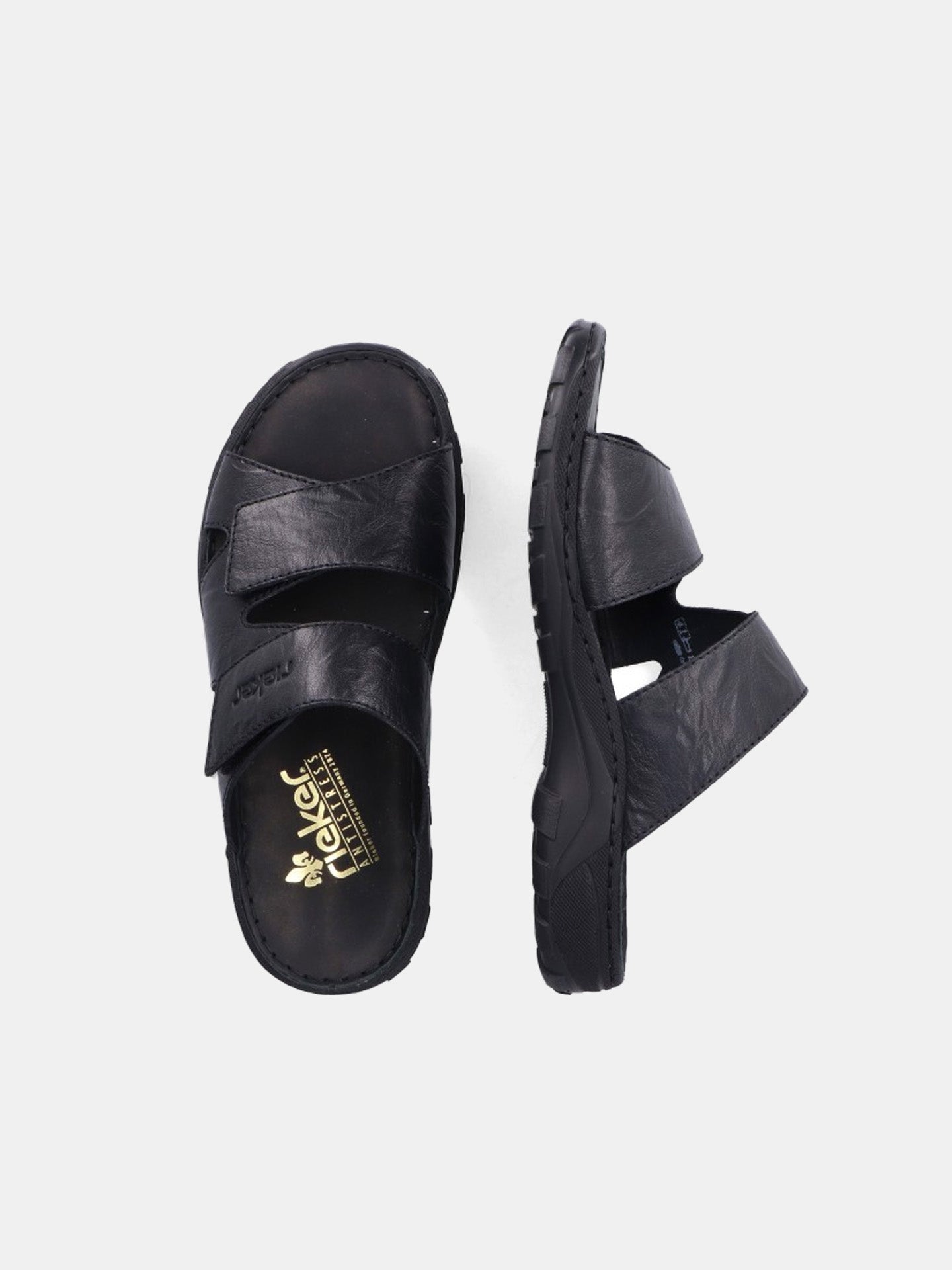 Rieker 26072-01 Men's Sandals #color_Black