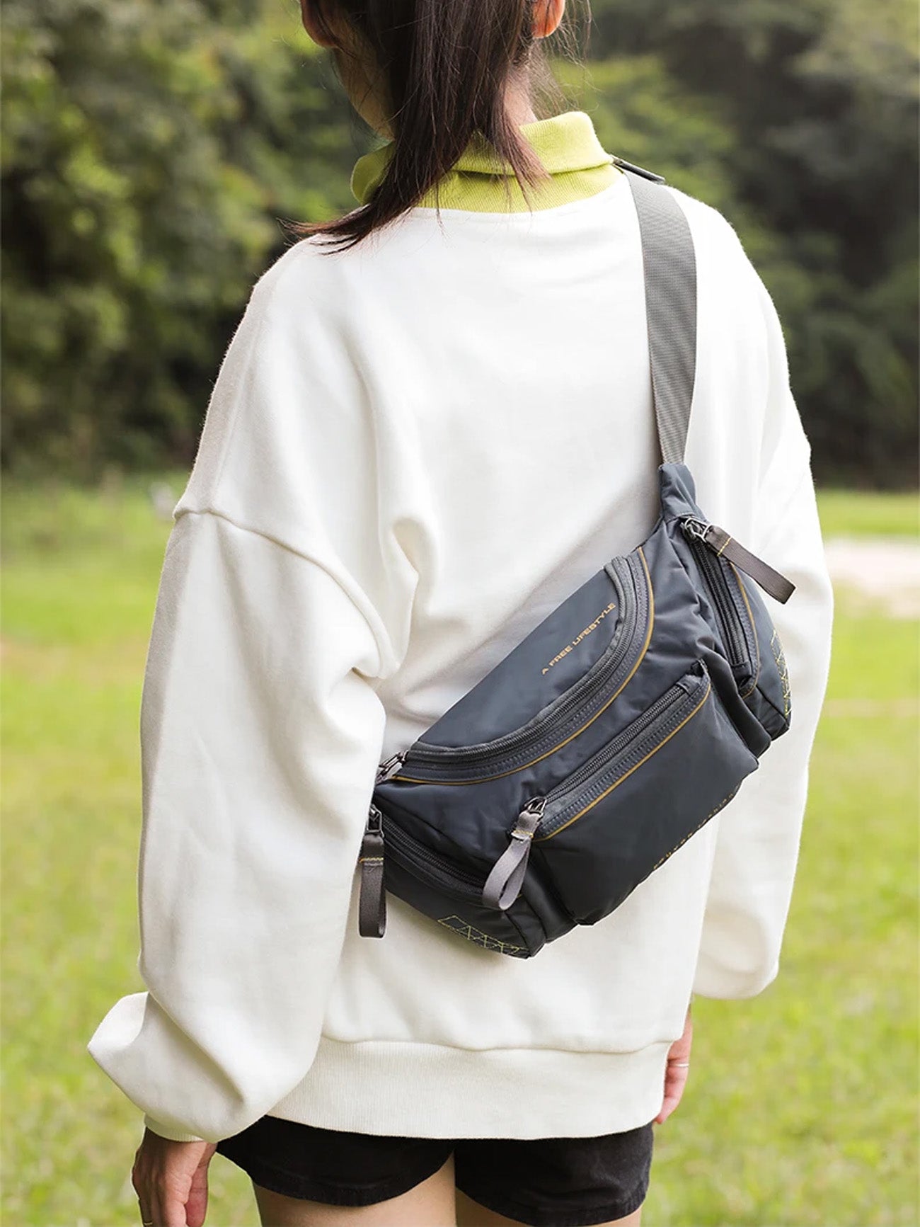 Fouvor 2538-17 Waist Bag #color_Gray