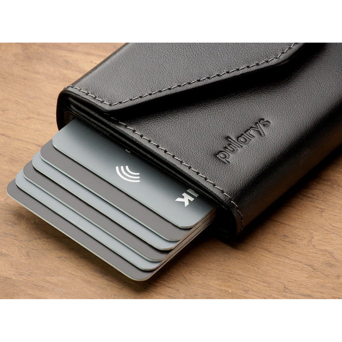 Pularys Porter Go wallet - Italia Leather #color_Black