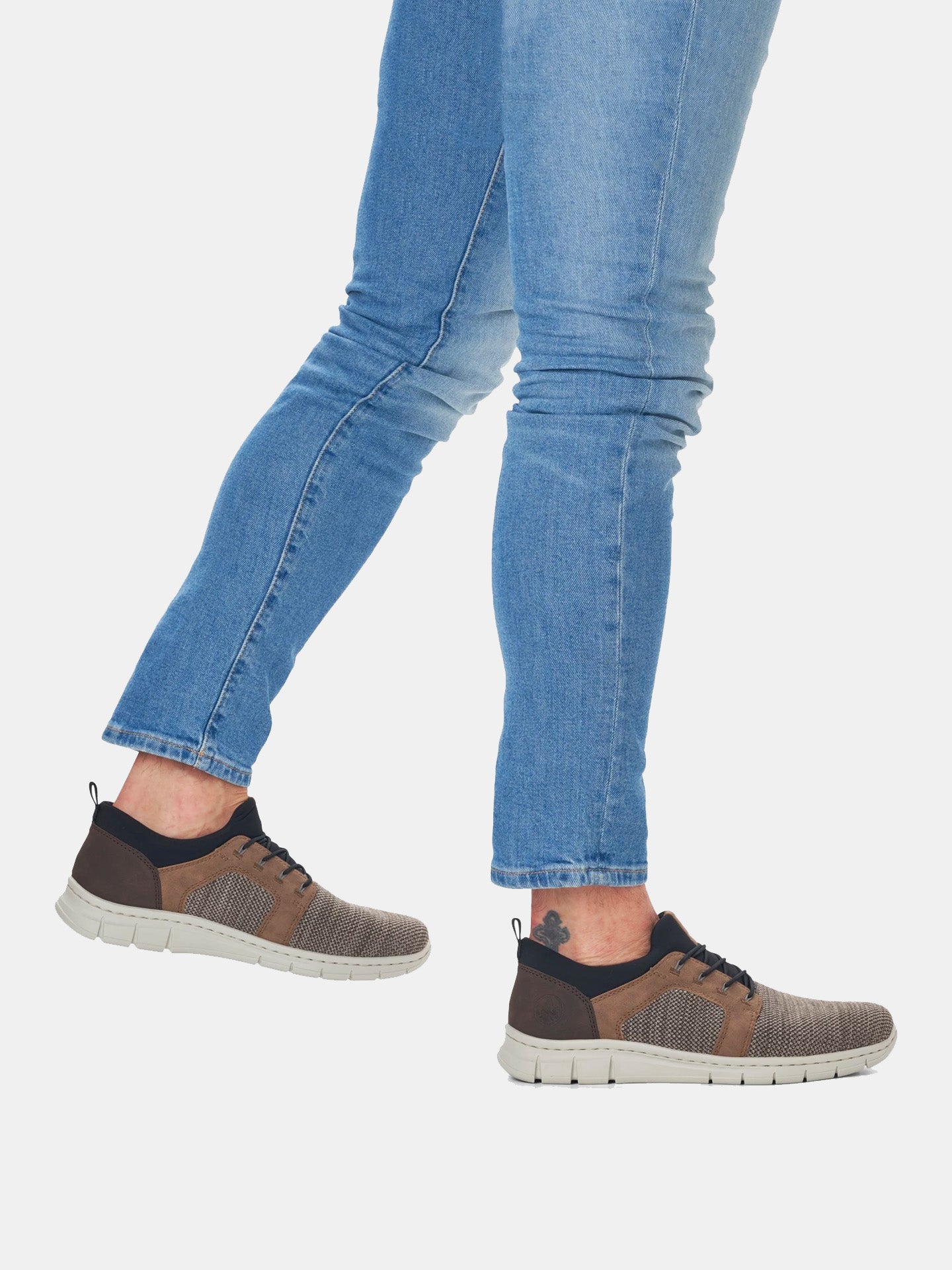 Rieker B7796 Men's Casual Shoes #color_beige