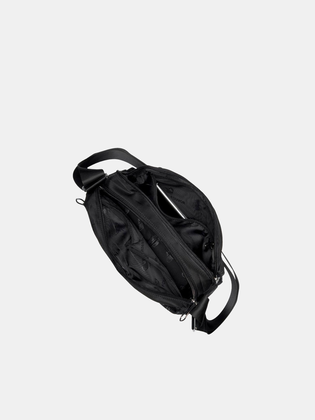Fouvor 2915-12 Slingback Bag #color_Black