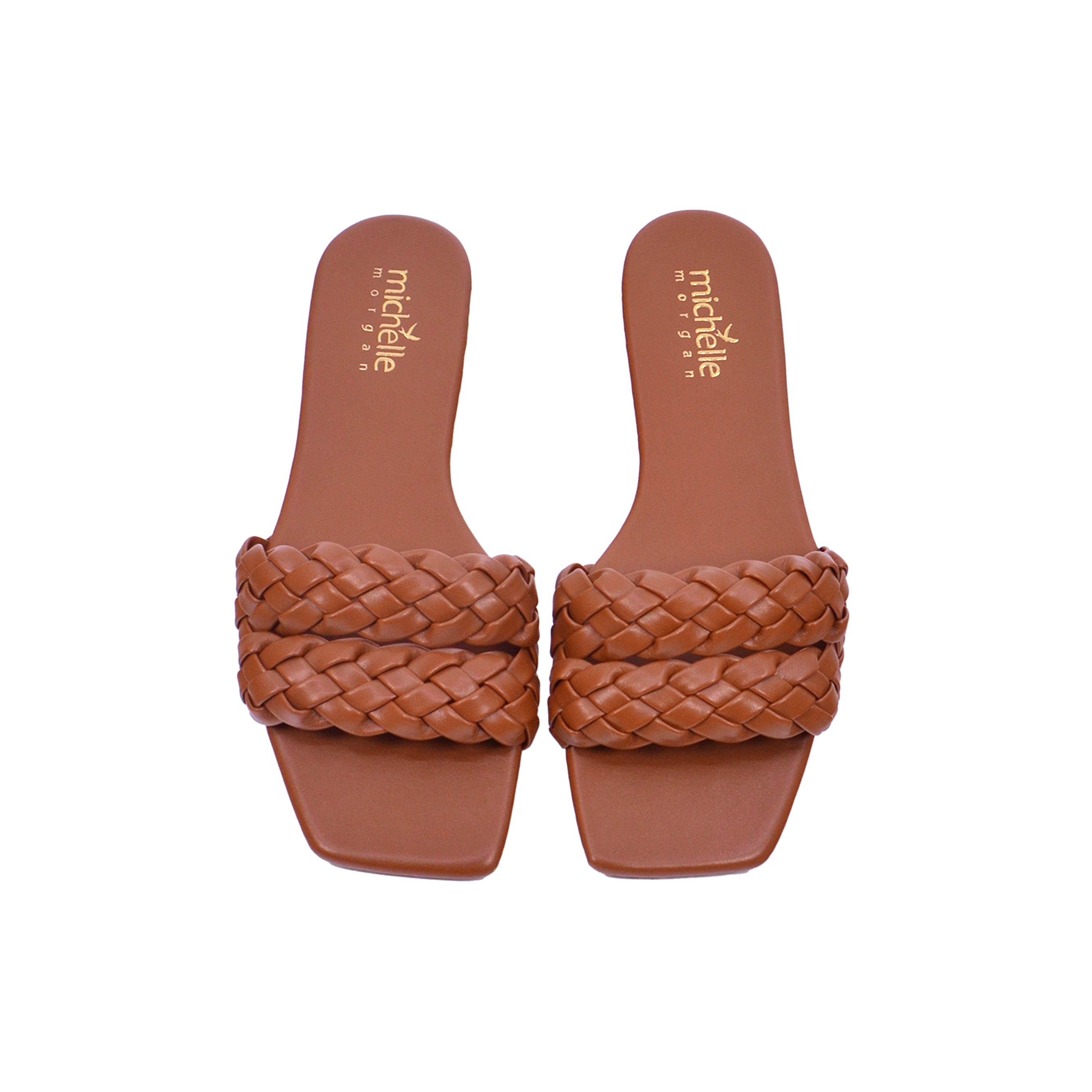 Michelle Morgan 114RC80O Women's Flat Sandals #color_Tan