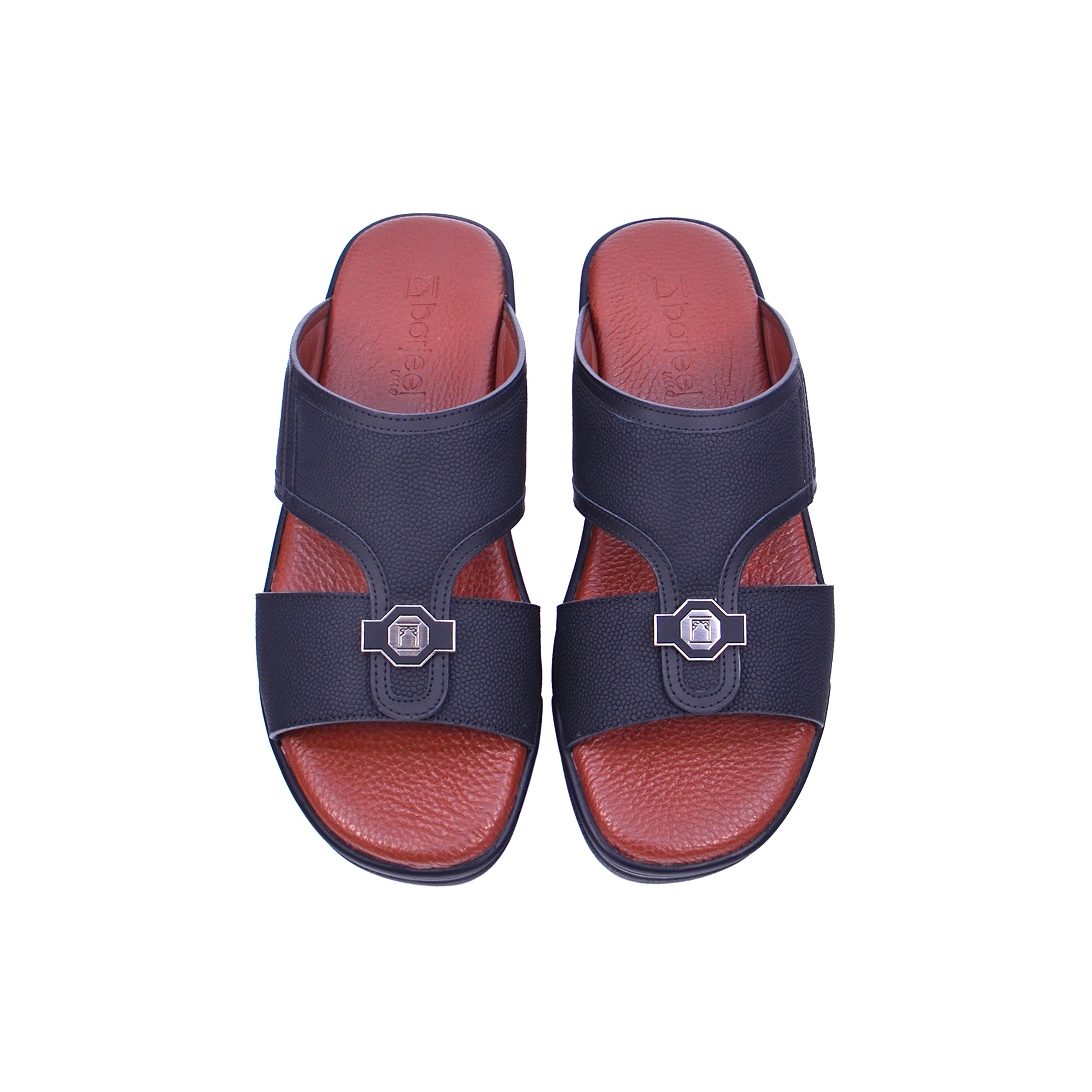Barjeel Uno MSA 147 Men's Sandals #color_Black