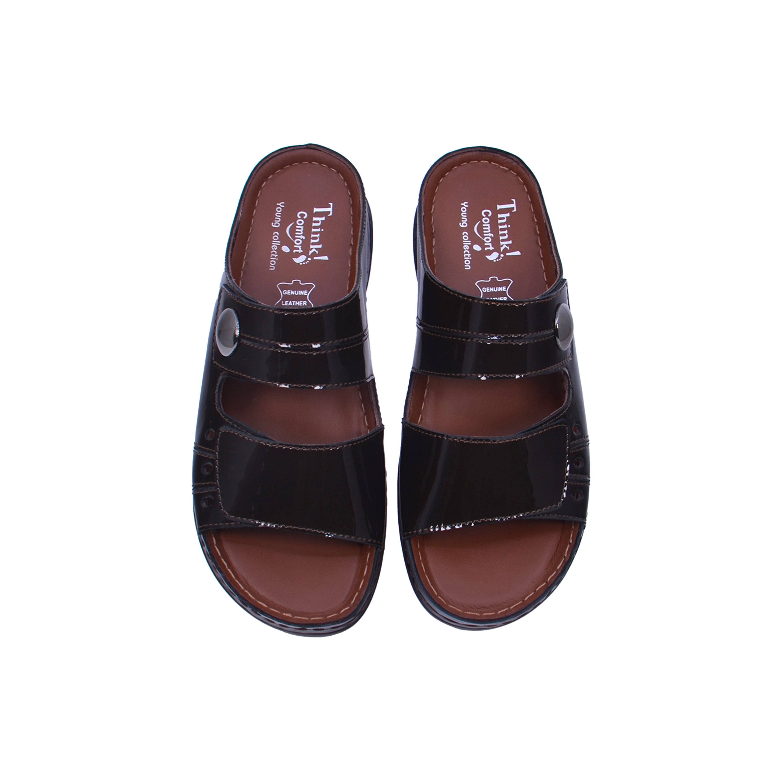 Think 106-138 Women's Sandals #color_Brown