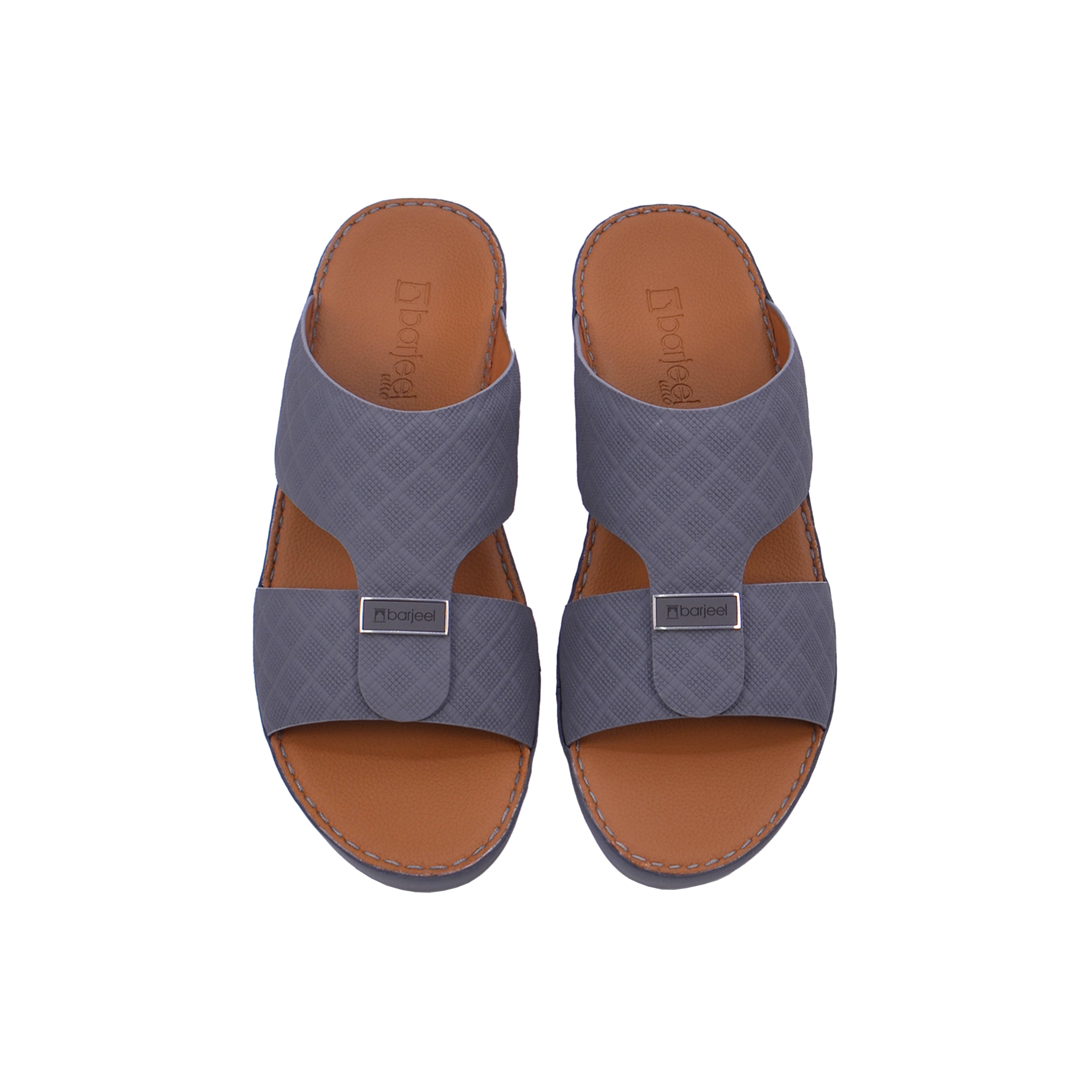 Barjeel Uno BS56 Men's Sandals #color_Gray