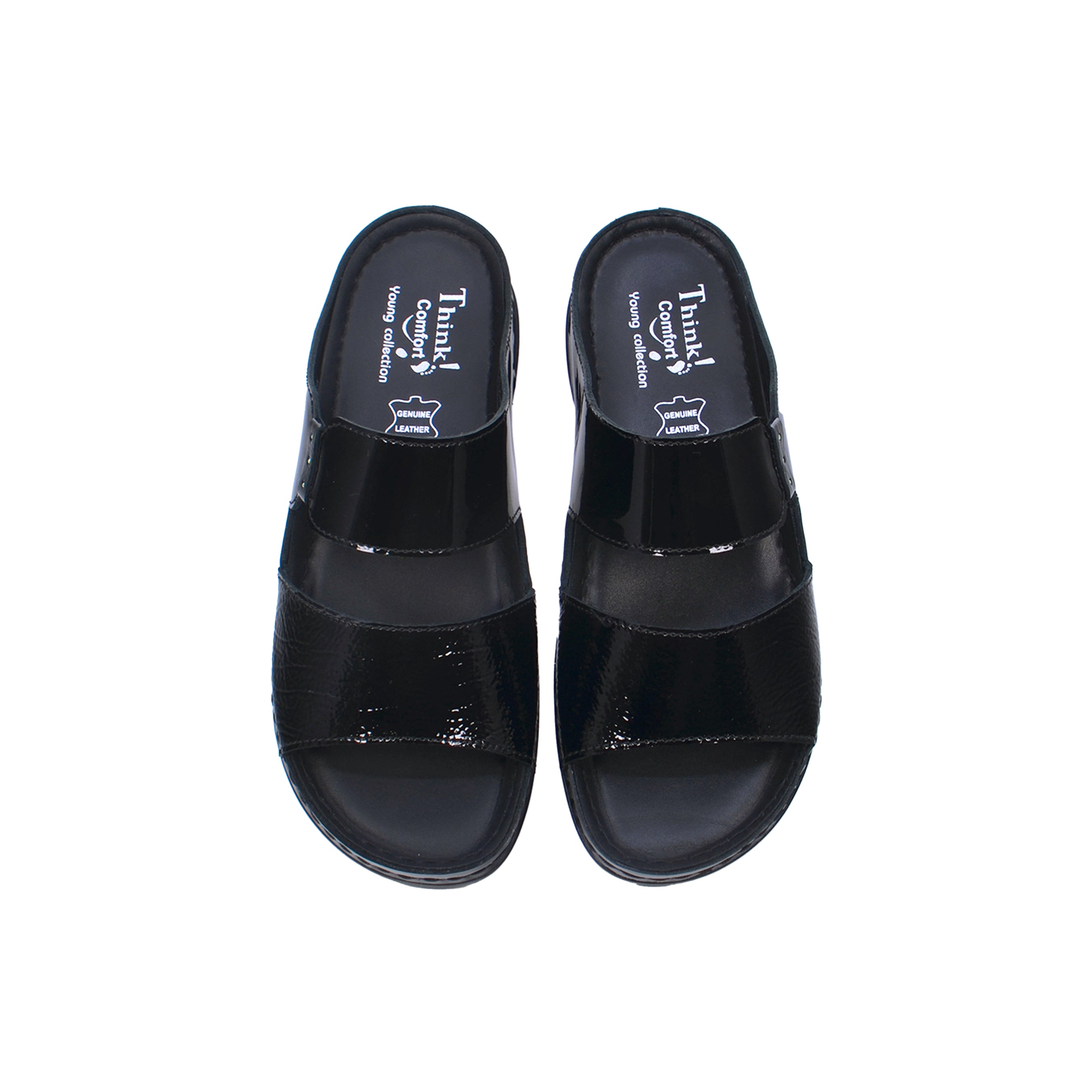 Think 106-136 Women's Sandals #color_Black
