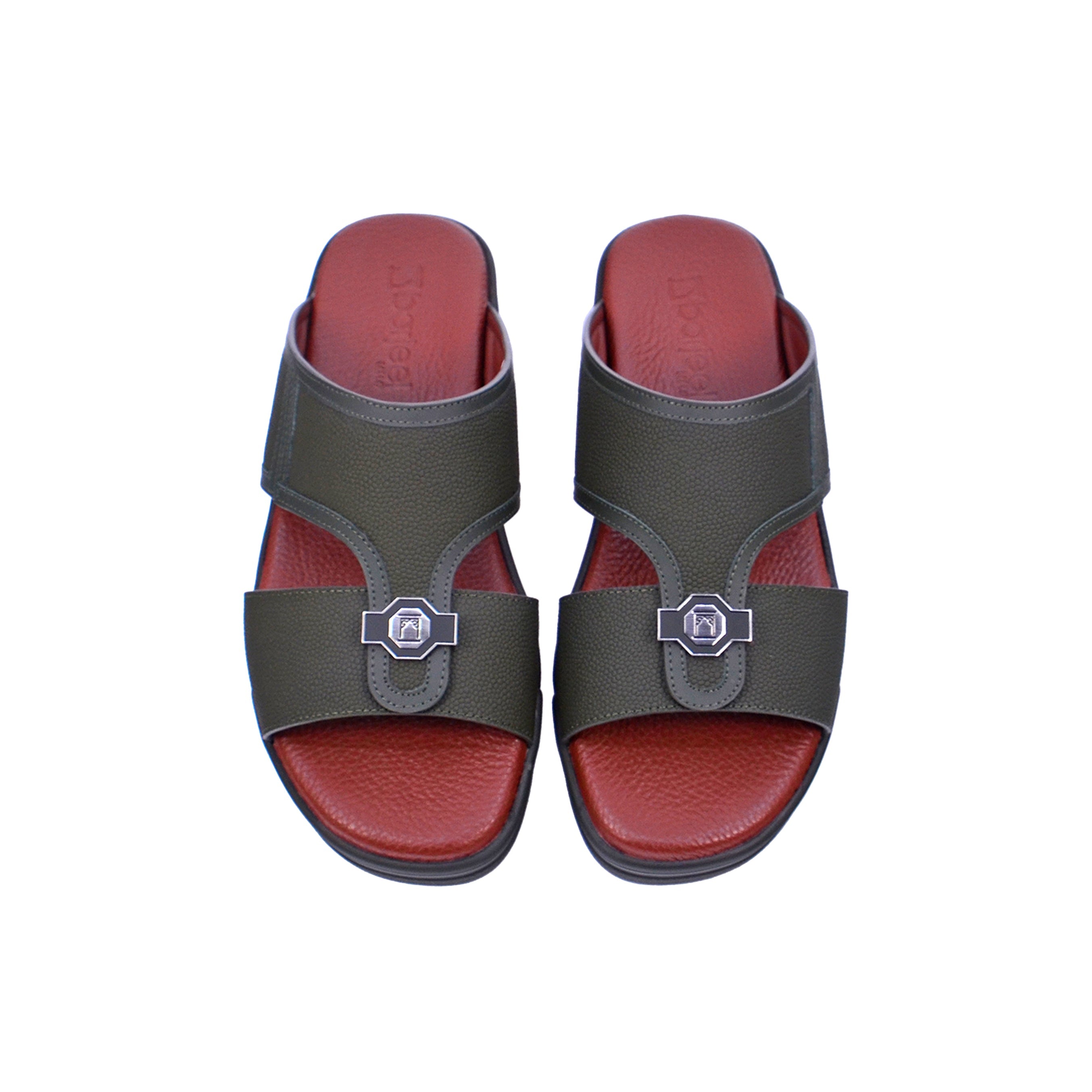 Barjeel Uno MSA 147 Men's Sandals #color_Green