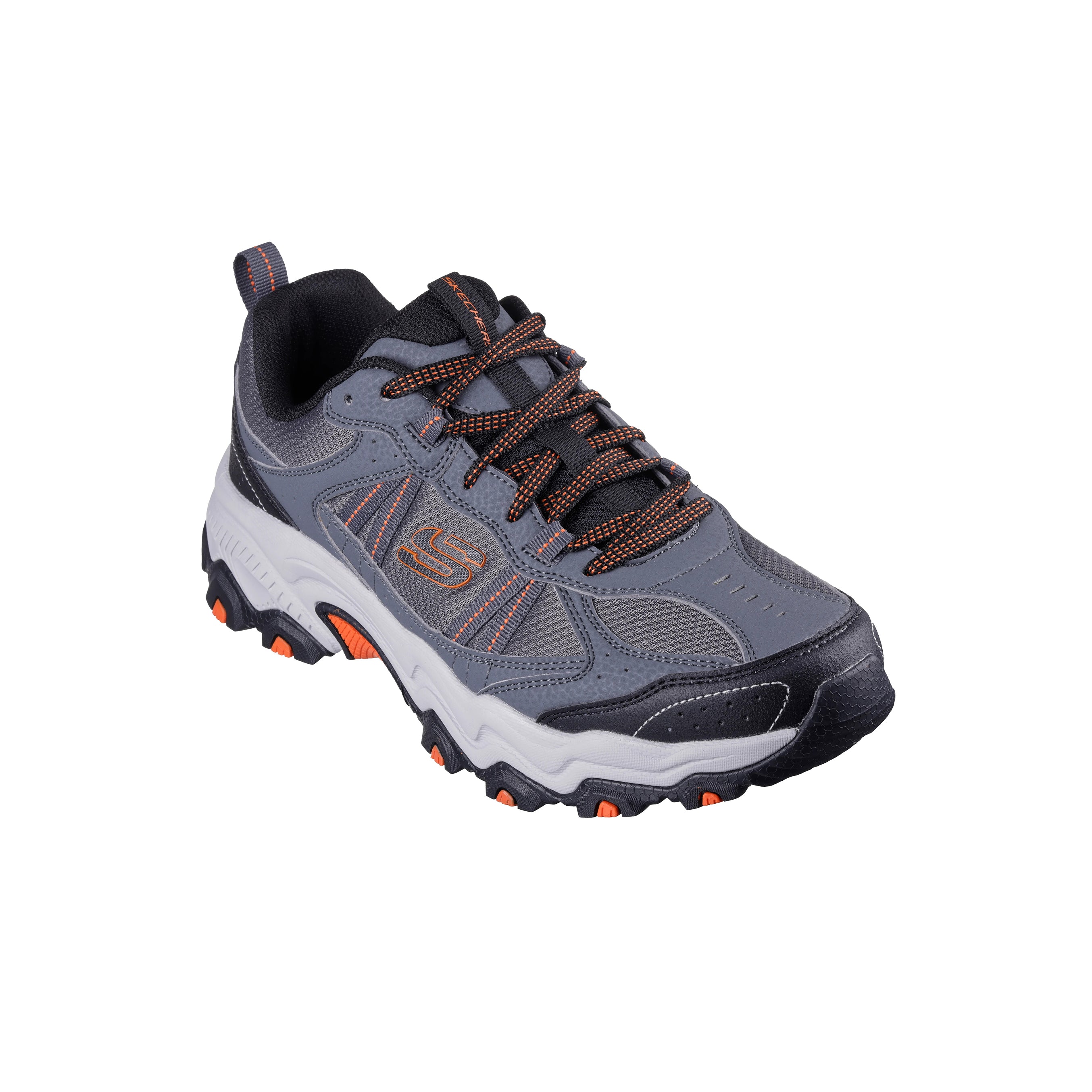 Skechers Men's Stamina AT - Upper Stitch Shoes #color_Gray