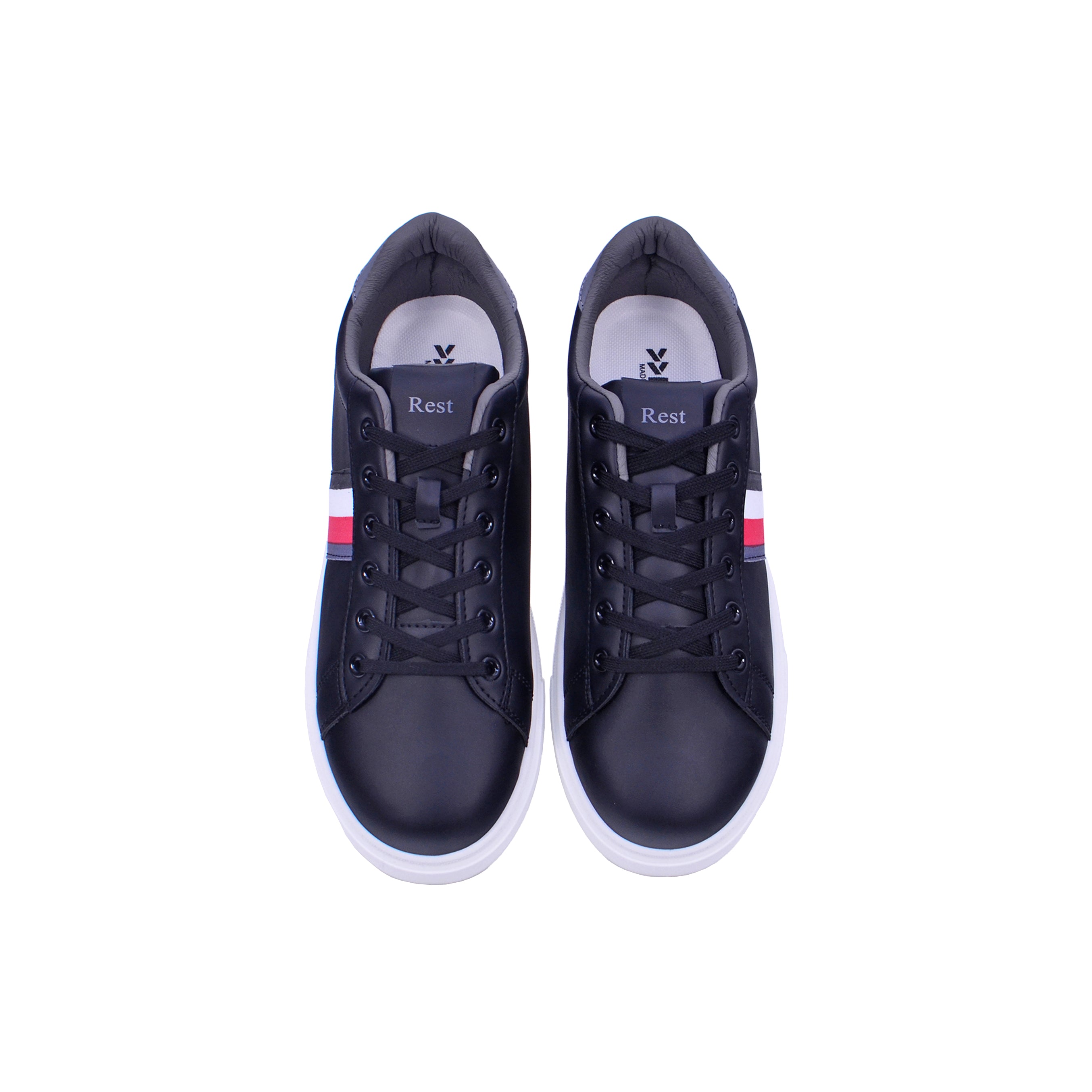 Rest 2410 Men's Casual Shoes #color_Black