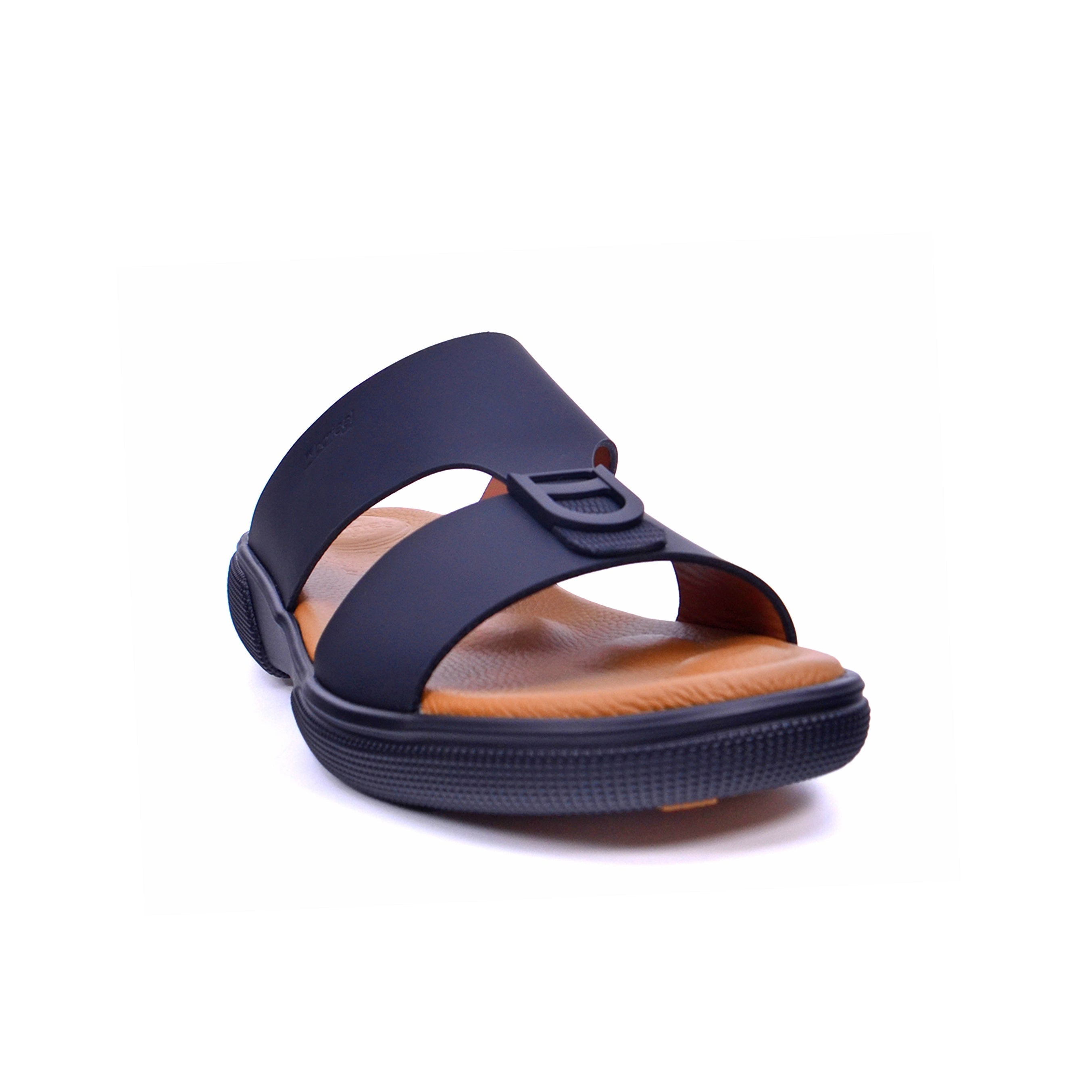 Barjeel Uno BU008 Men's Sandals #color_Black
