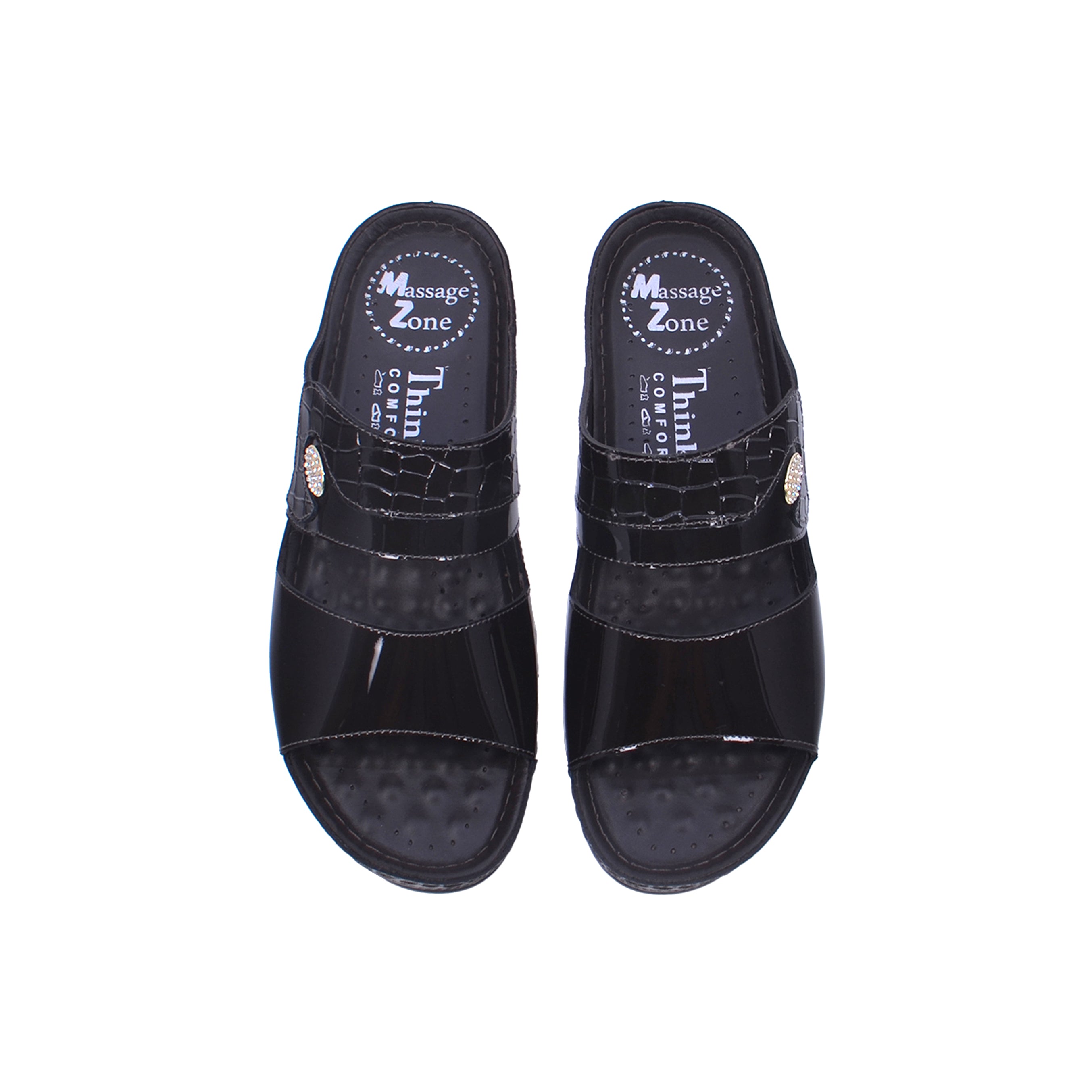 Think TL-25J Women's Sandals #color_Maroon