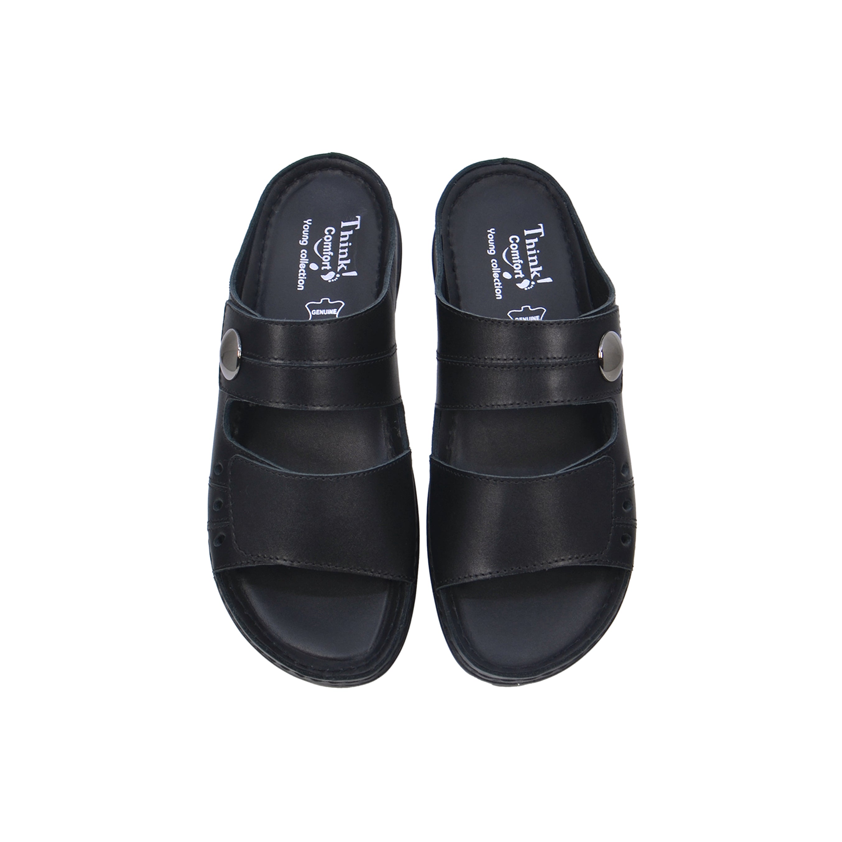 Think 106-138-1 Women's Sandals #color_Black