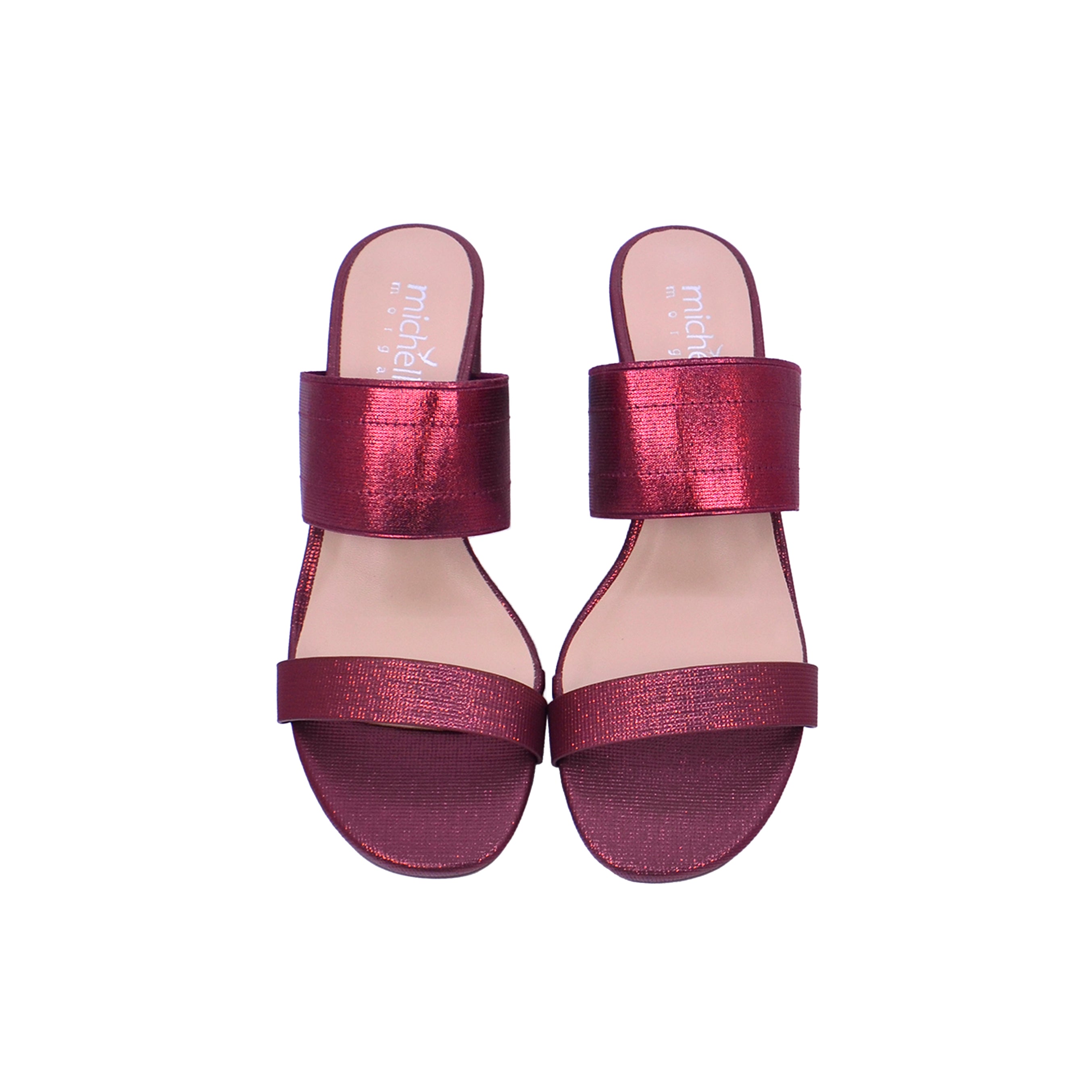 Michelle Morgan 214RC19N Women's Heeled Sandals #color_Maroon