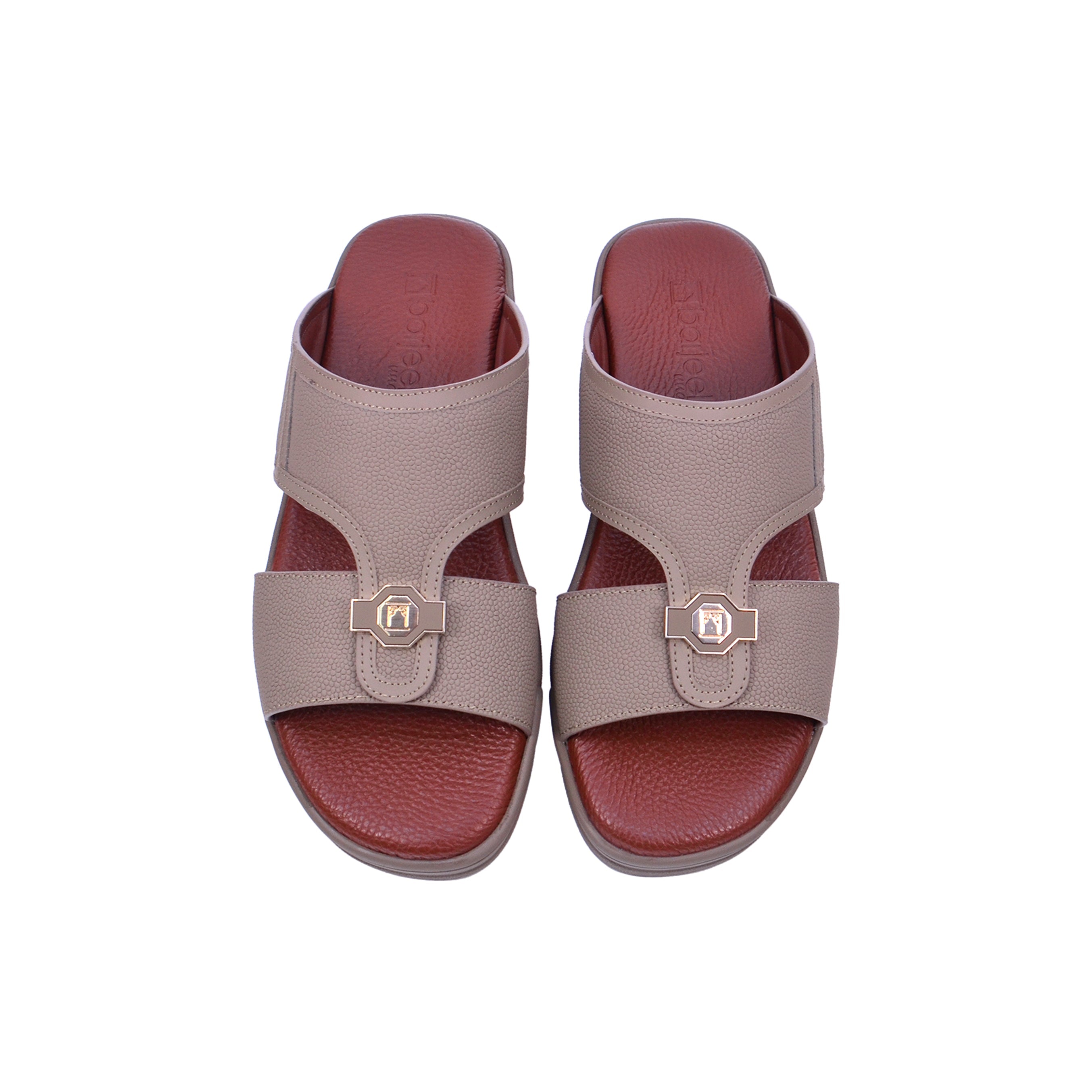 Barjeel Uno MSA 147 Men's Sandals #color_Brown