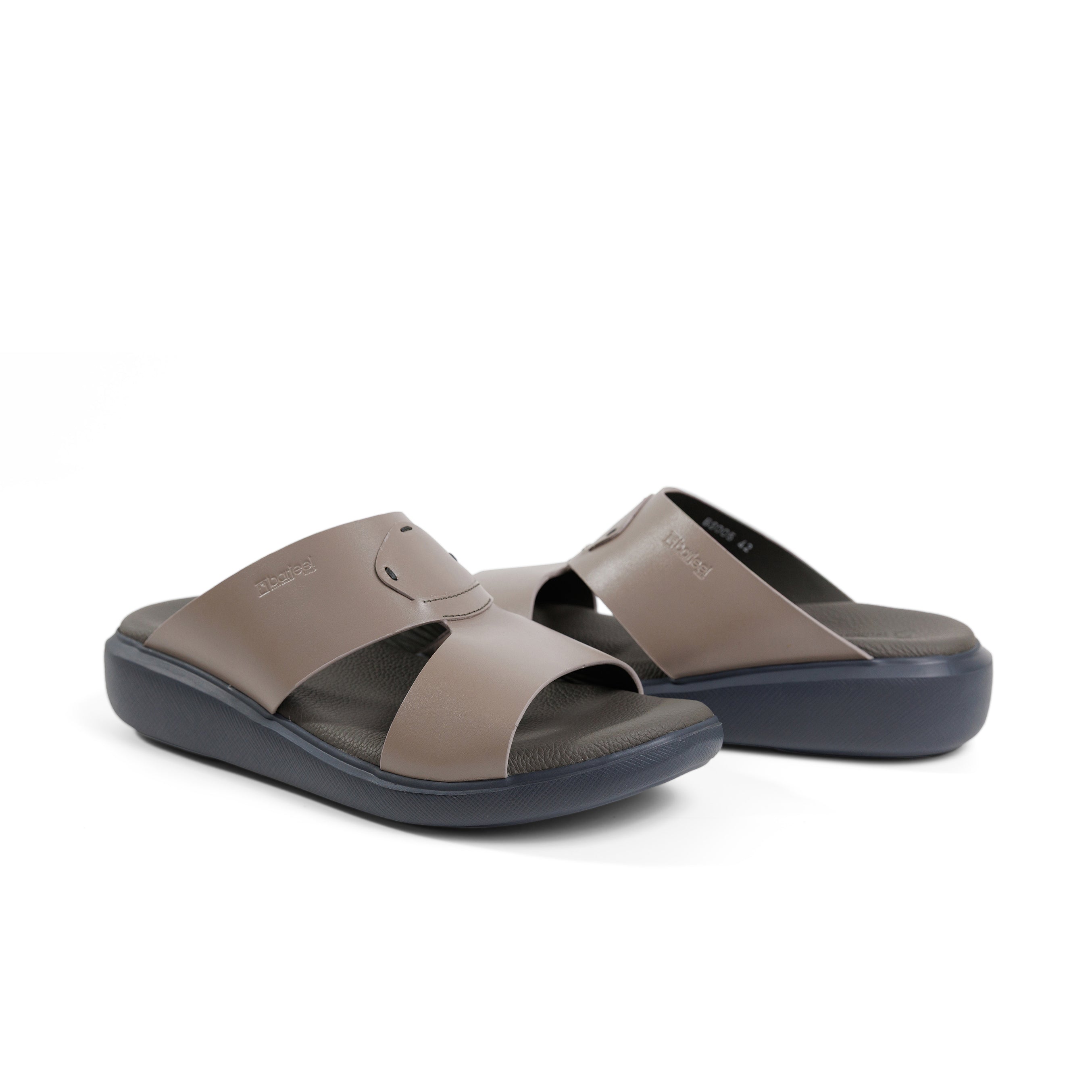 Barjeel Uno BS005 Men's Sandals #color_Gray