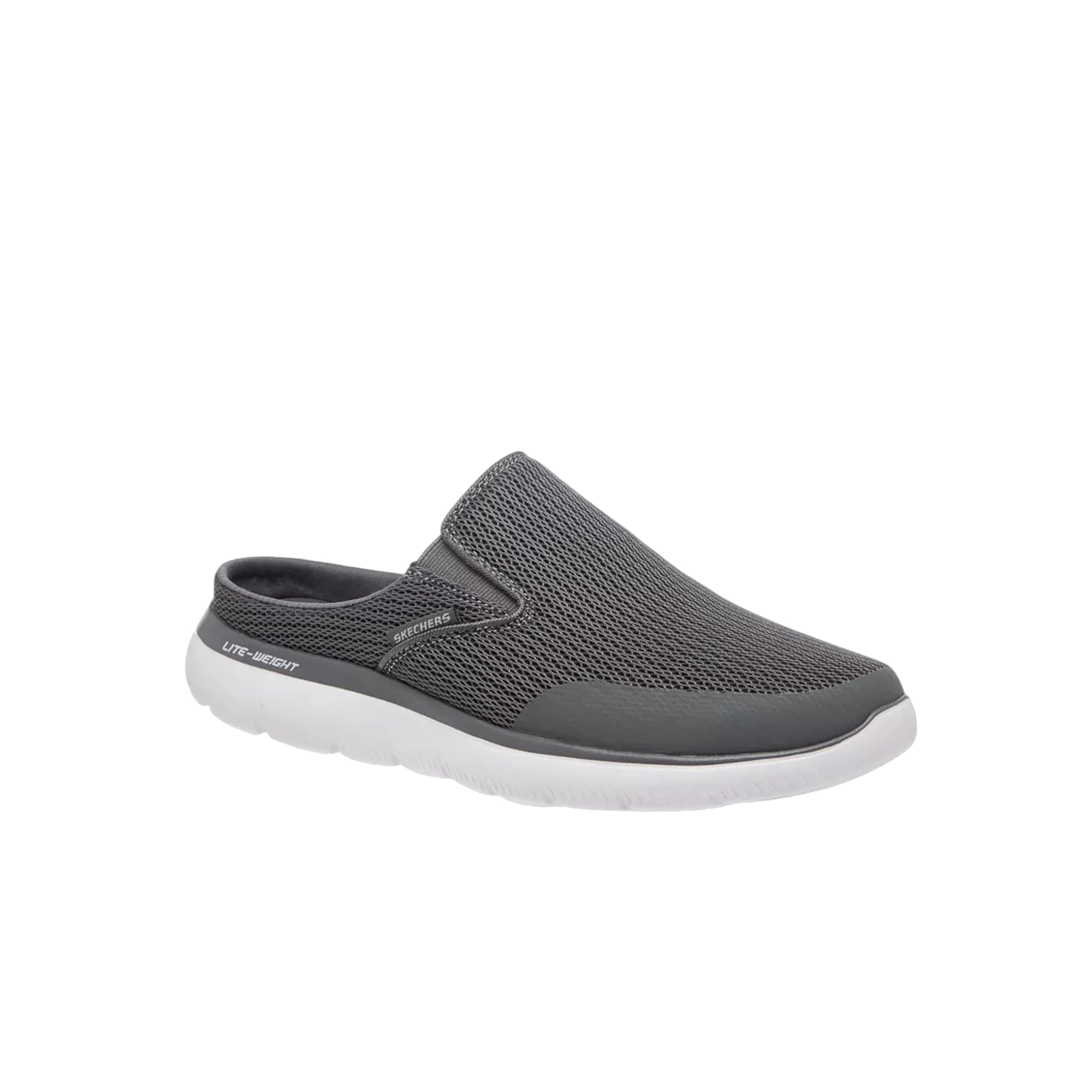 Skechers Men's Summits Vindicator Slip-On Mules #color_Gray