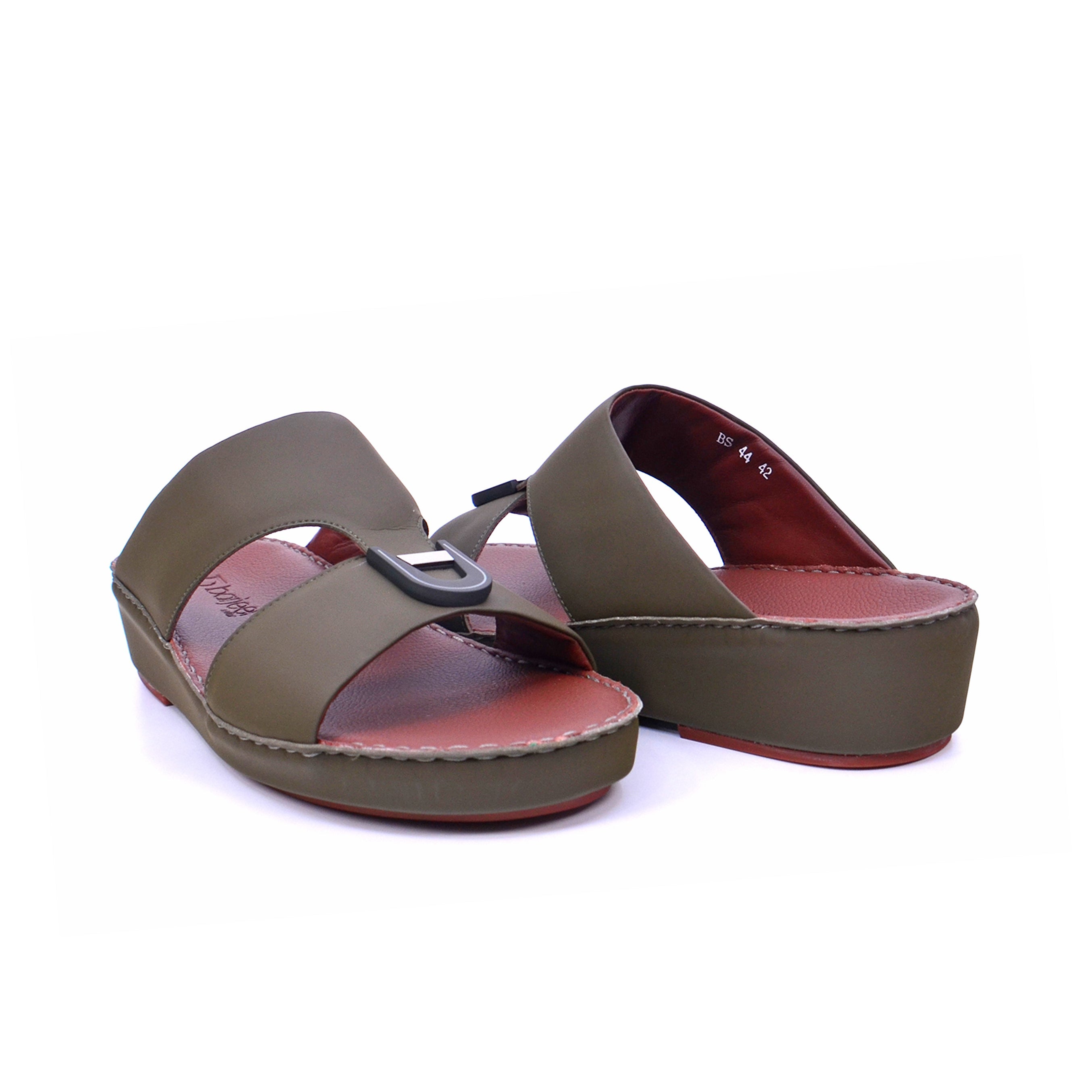 Barjeel Uno 44B Boys Sandals #color_Green