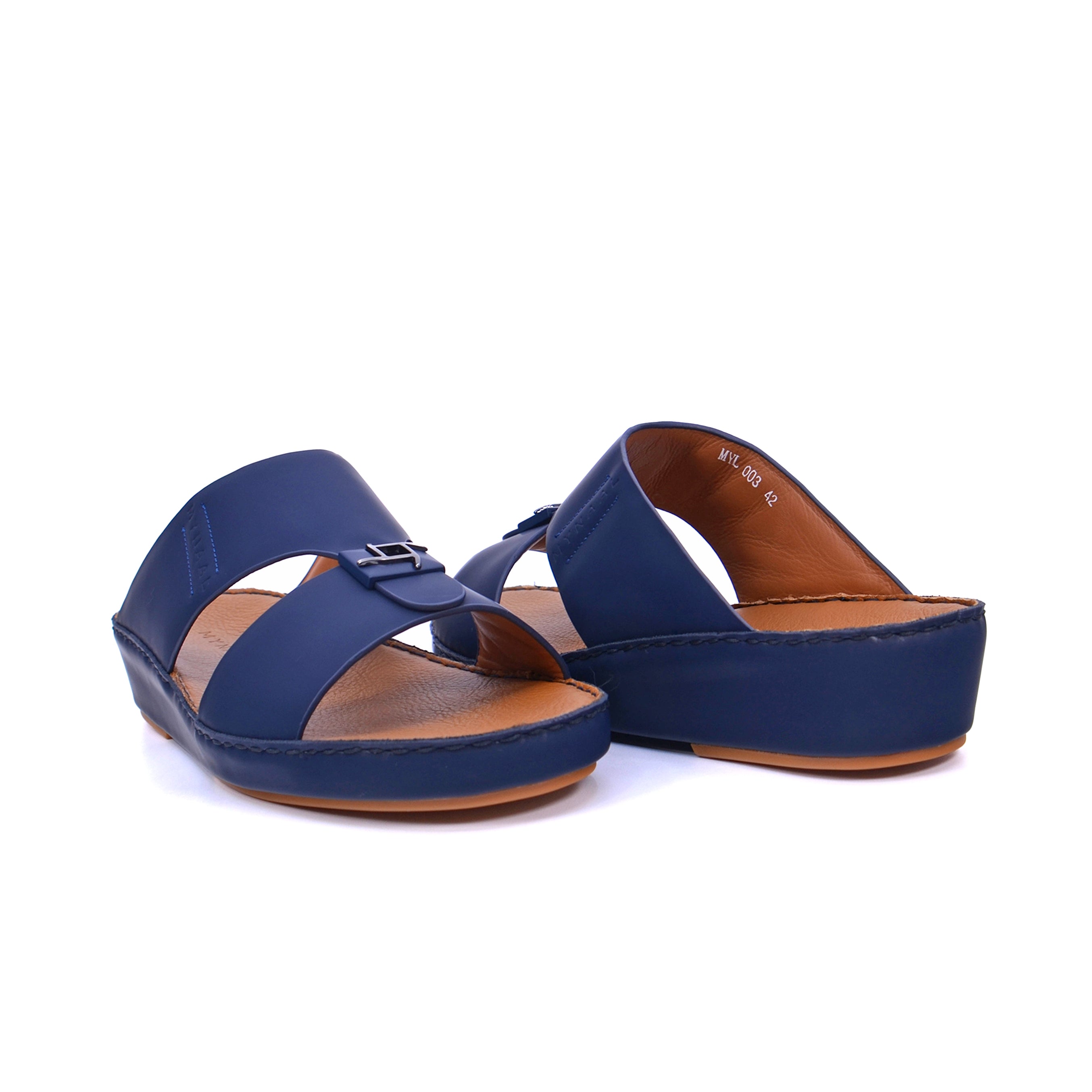 Mynaal MYL 003 Men's Arabic Sandals #color_Navy