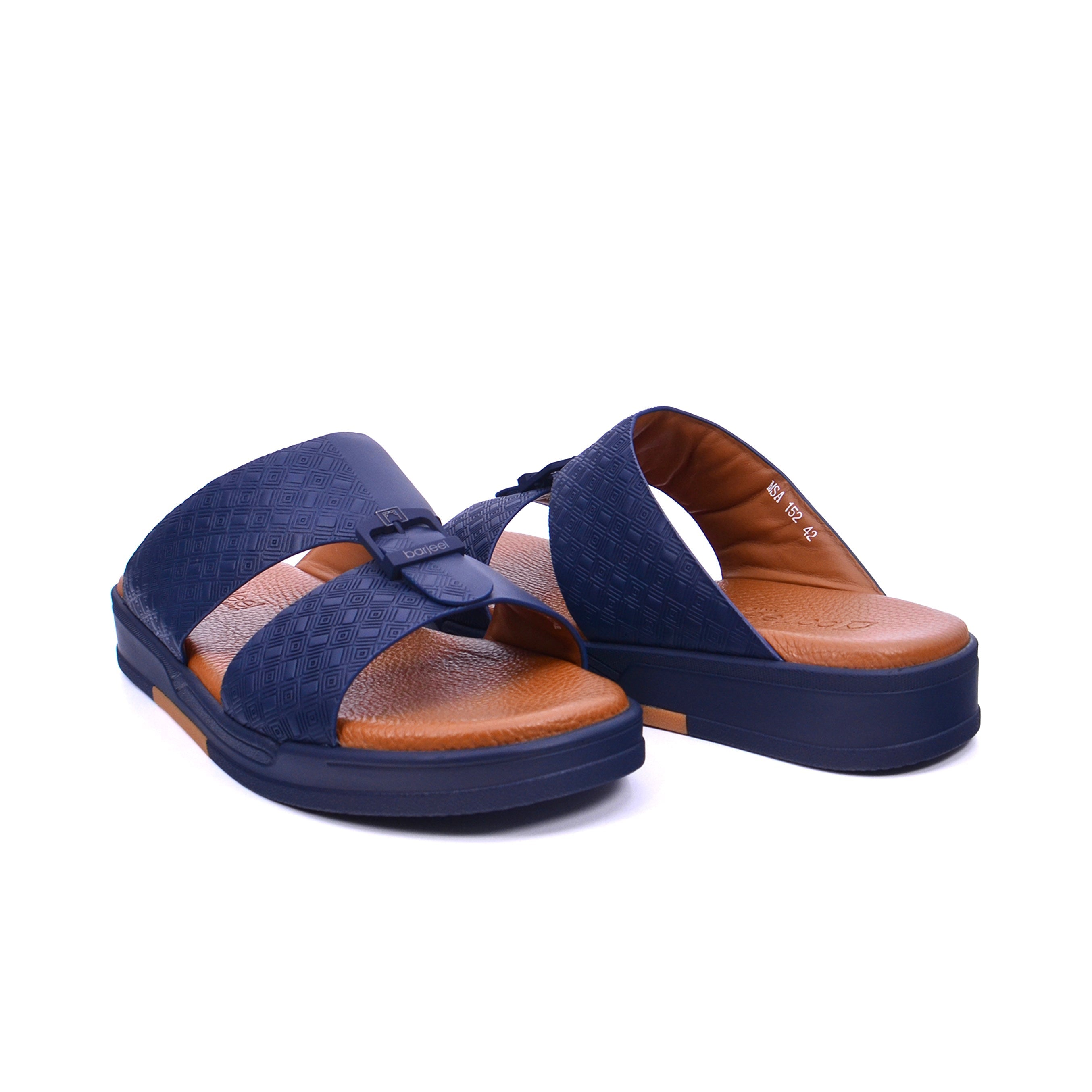 Barjeel Uno MSA 152 Men's Sandals #color_Navy