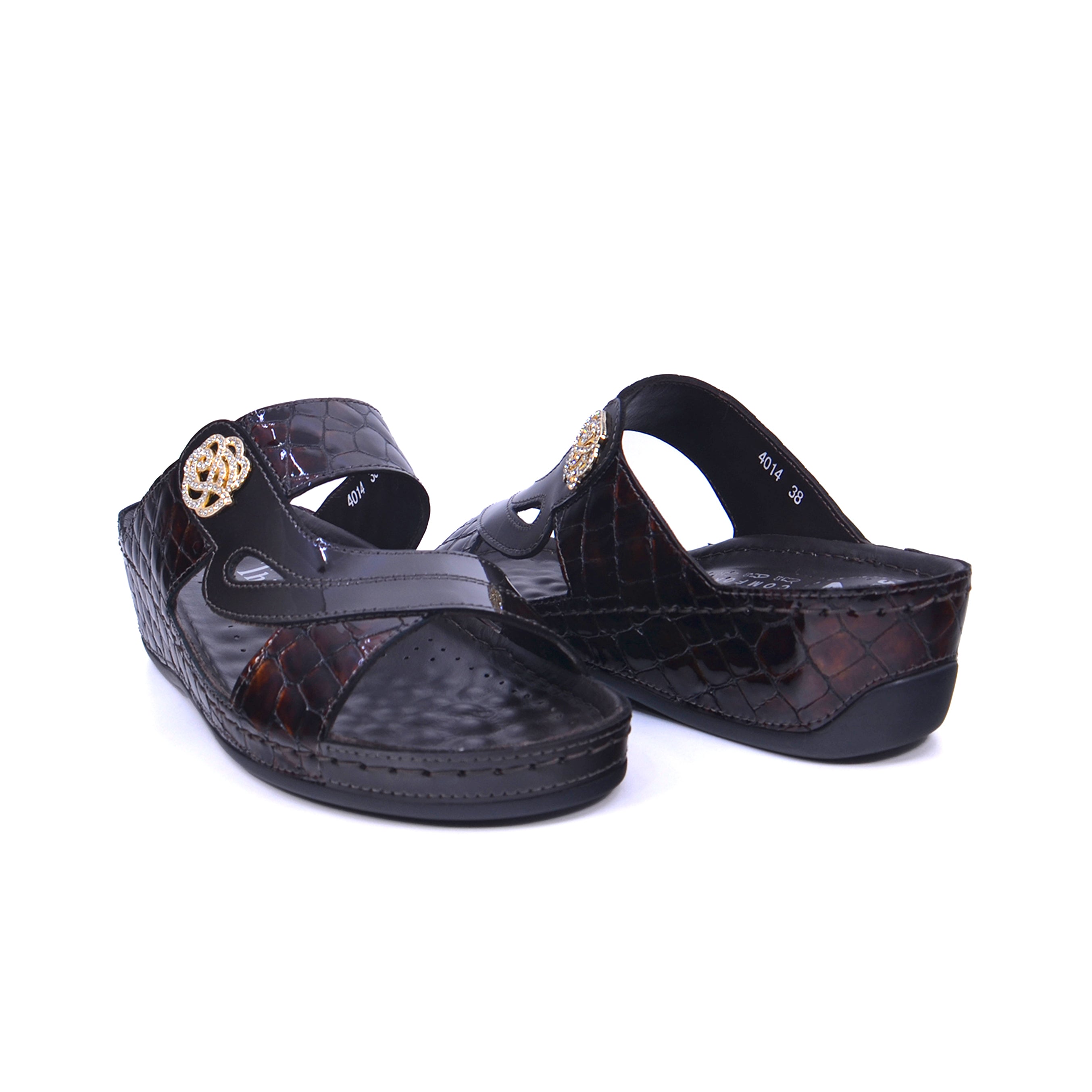 Think 4014 Women's Sandals #color_Brown