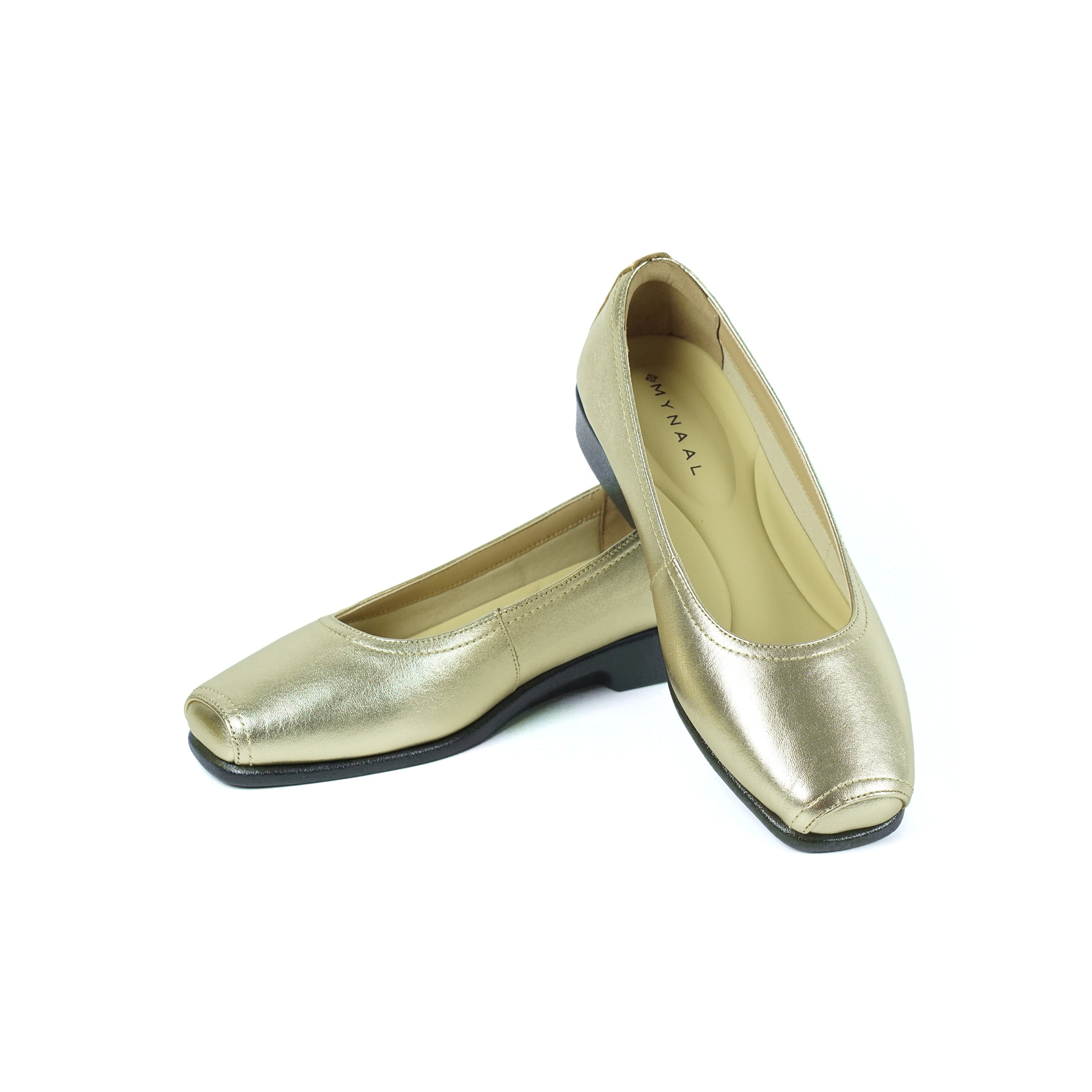 Mynaal Women's Shoes #color_Gold