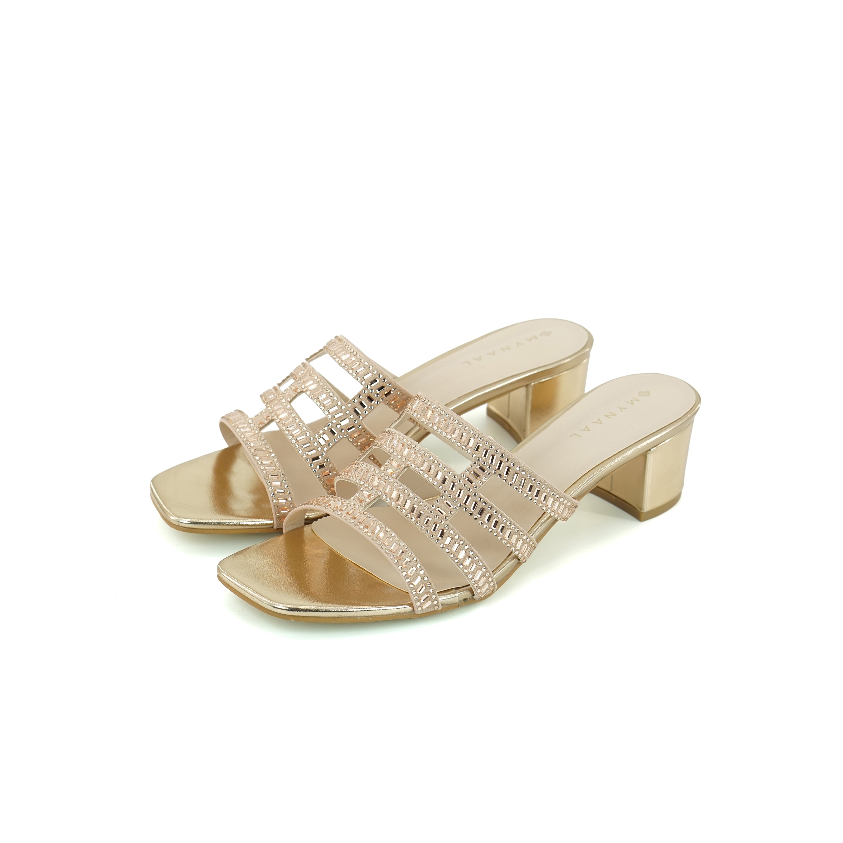 Mynaal 18F8827-6857 Women's Sandals #color_Rose Gold