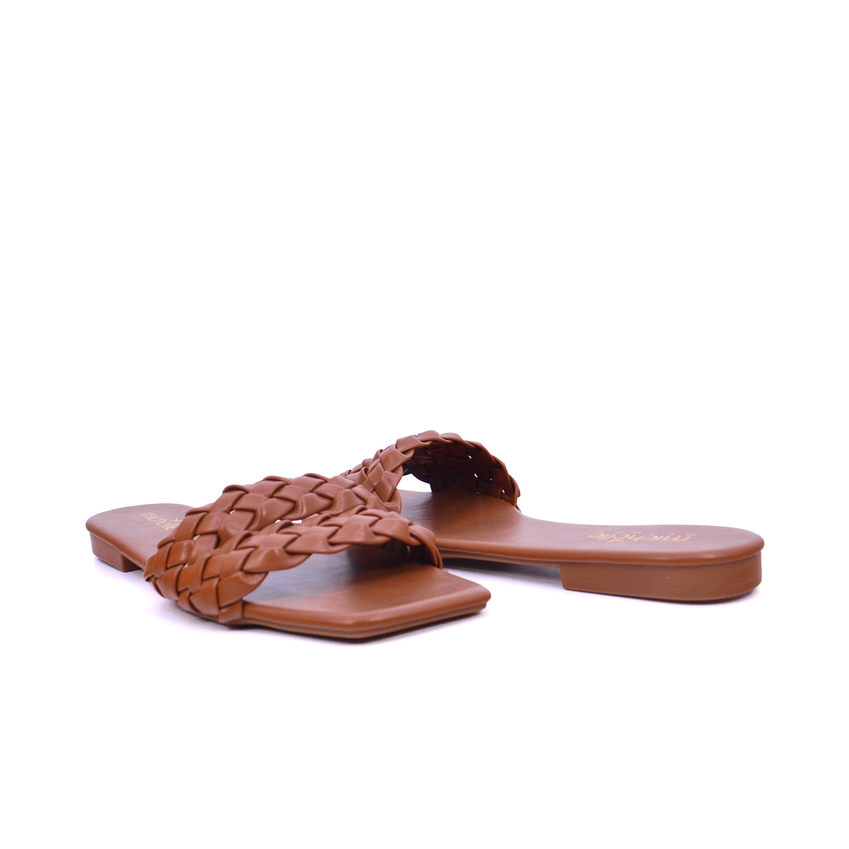 Michelle Morgan 114RC80O Women's Flat Sandals #color_Tan