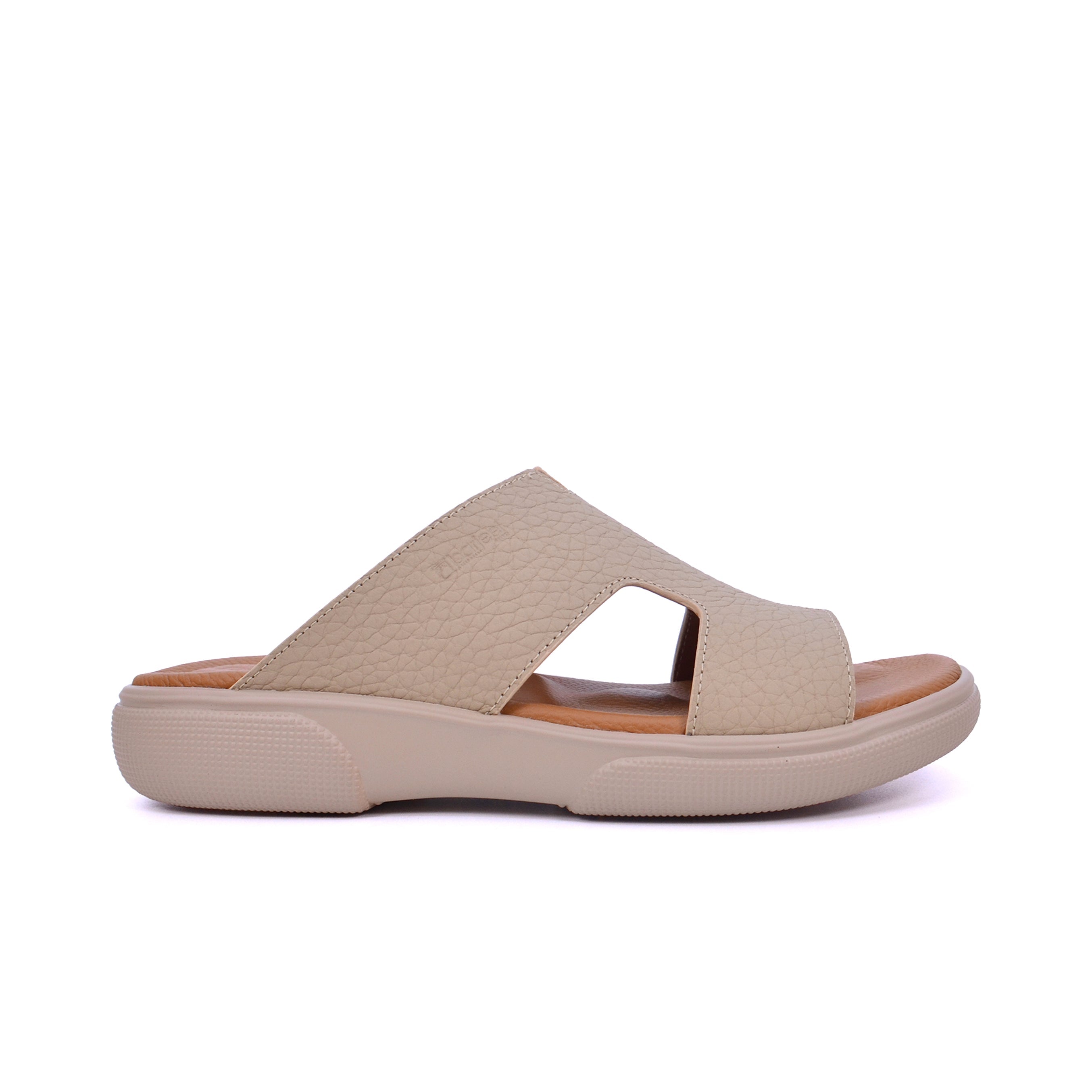 Barjeel Uno BU005 Men's Sandals #color_Beige