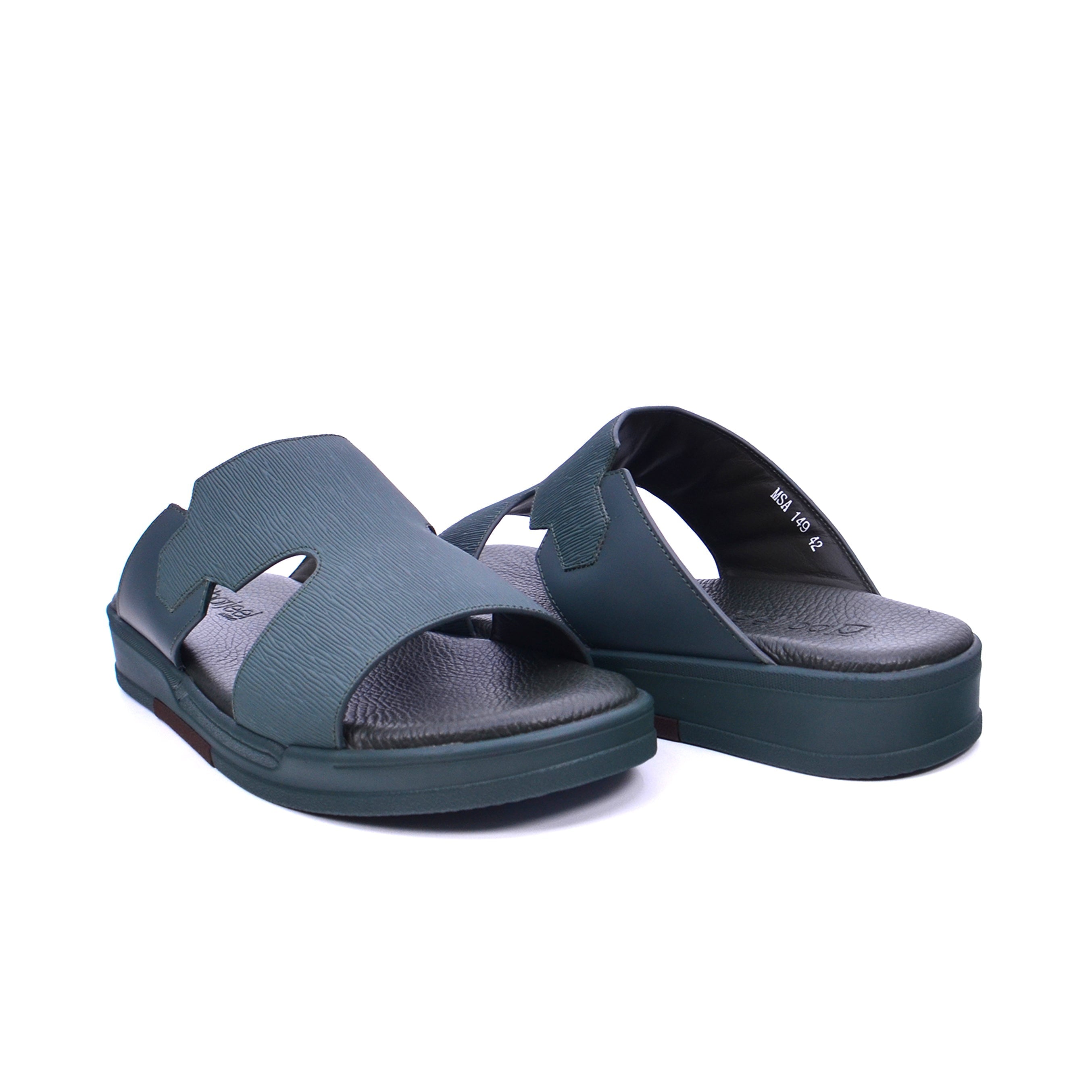 Barjeel Uno MSA 149 Men's Sandals #color_Green