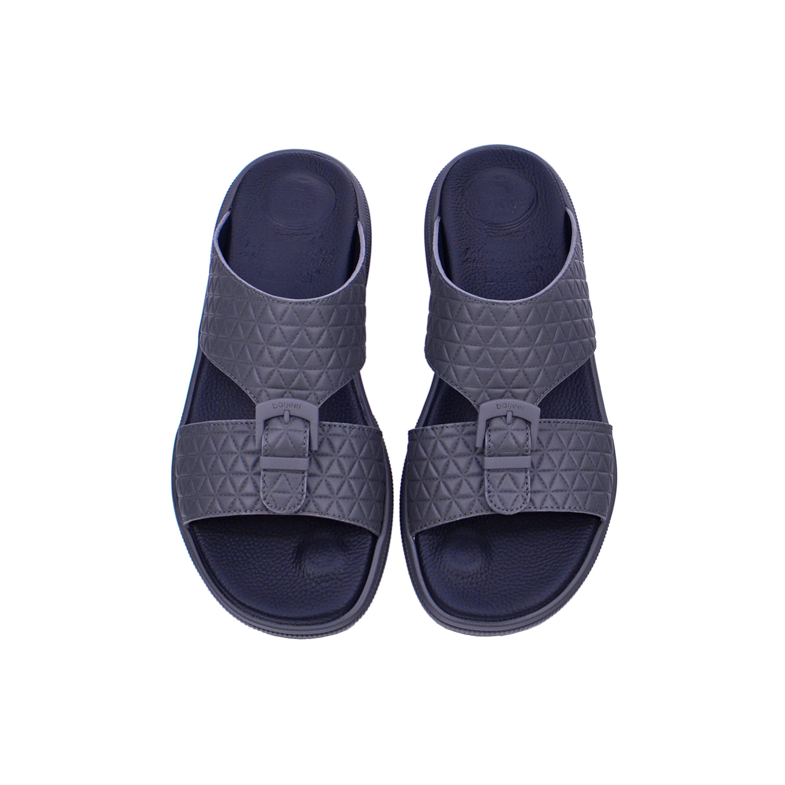 Barjeel Uno BU007 Men's Sandals #color_Gray