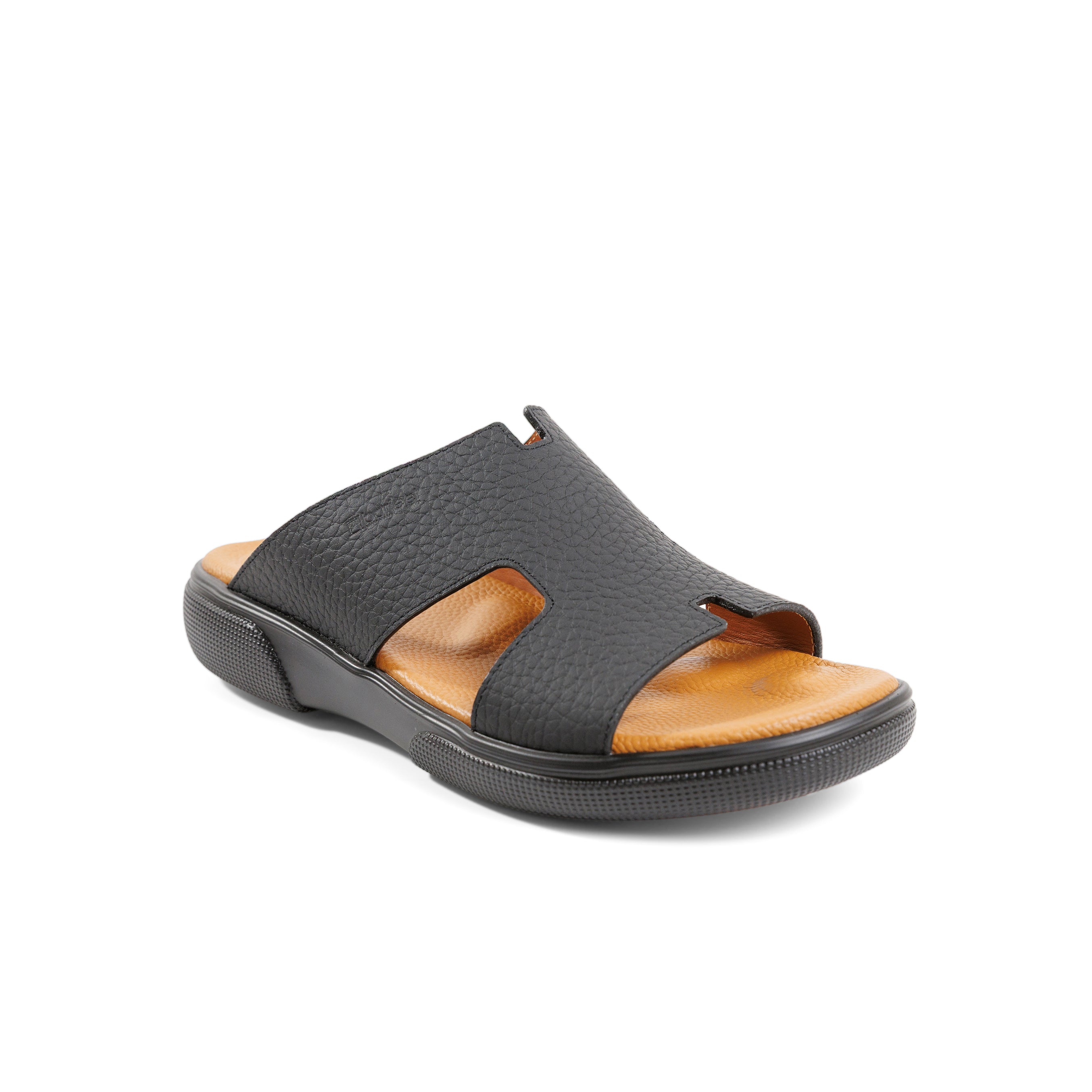 Barjeel Uno BU005 Men's Sandals #color_Black