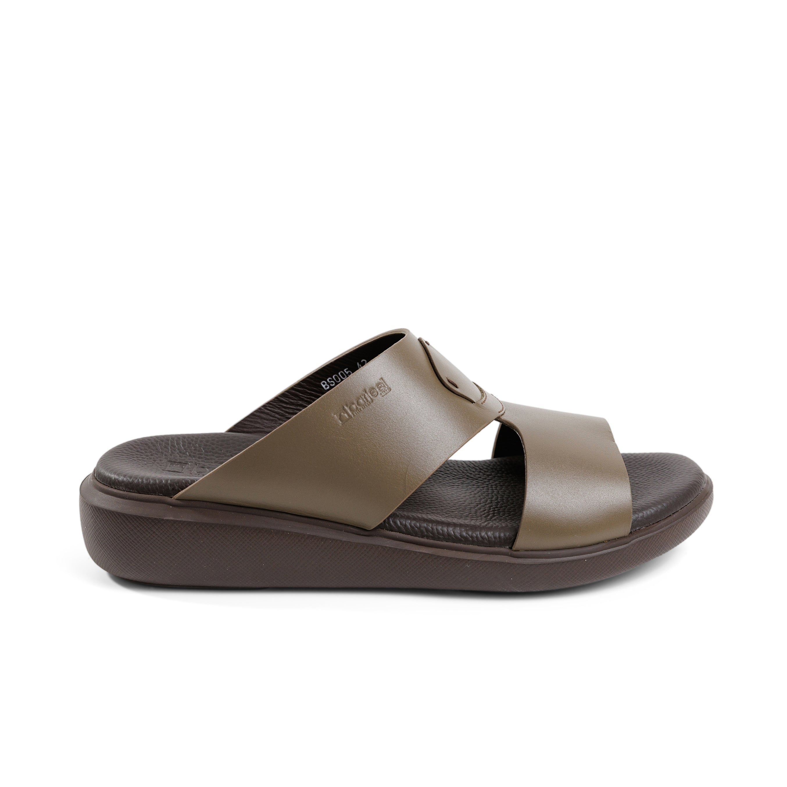 Barjeel Uno BS005 Men's Sandals #color_Green