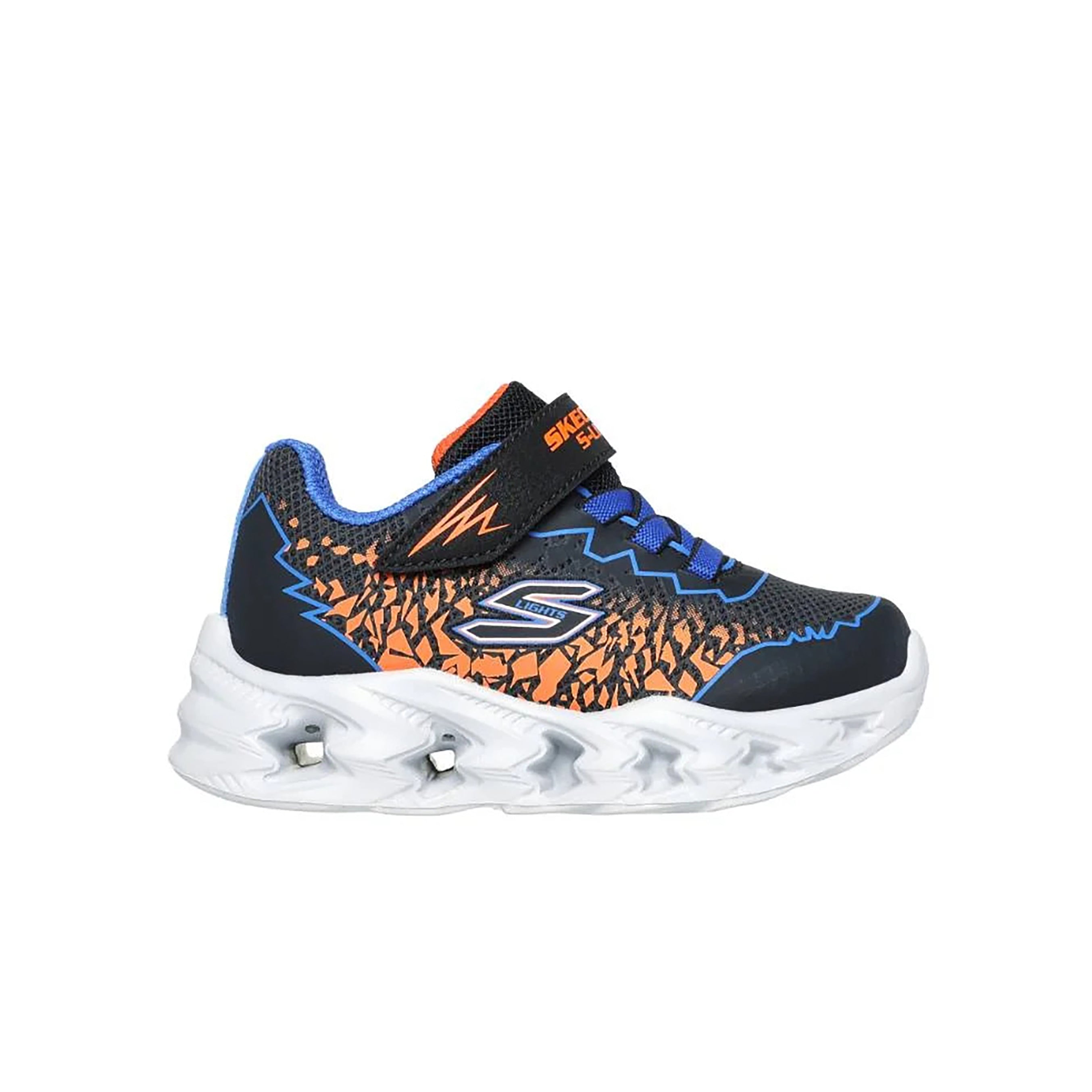 Skechers Boys S-Lights: Vortex 2.0 - Zorento Shoes #color_Black