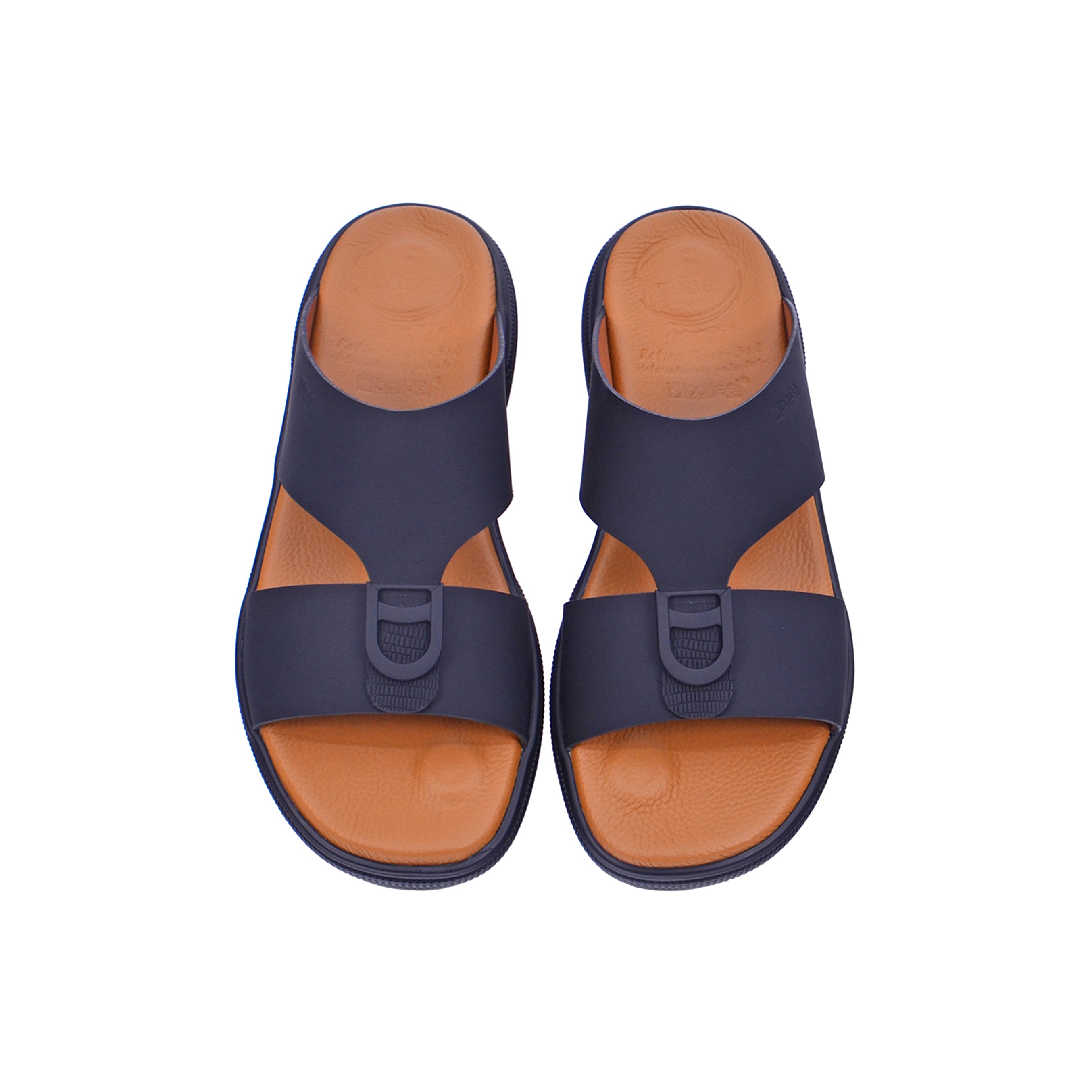 Barjeel Uno BU008 Men's Sandals #color_Black