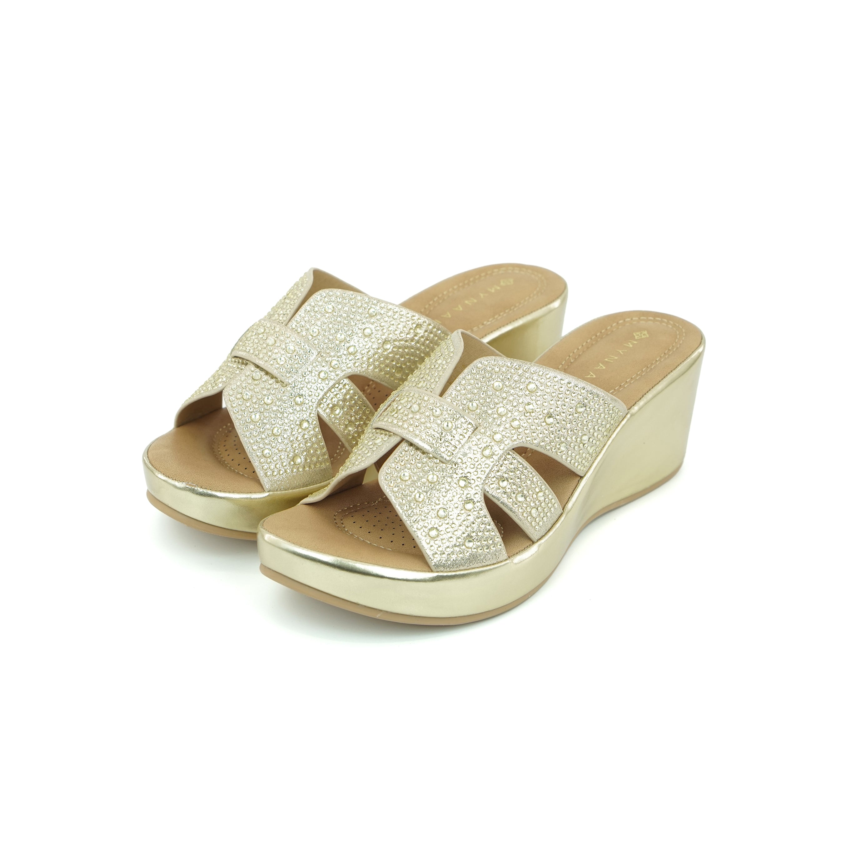 Mynaal 3F8730-316 Women's Sandals #color_Gold