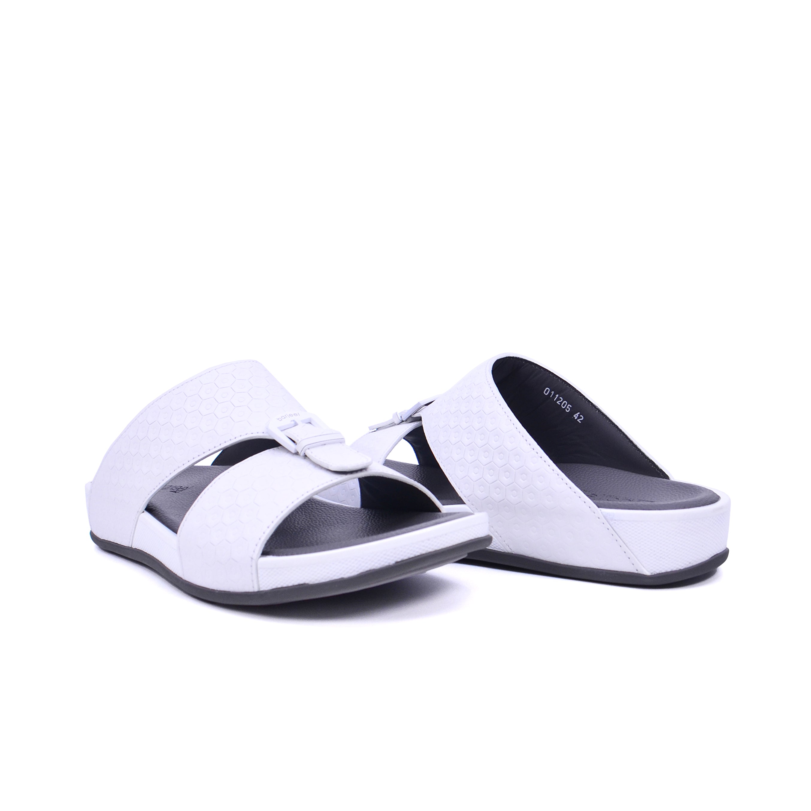 Barjeel Uno 011205 Men's Sandals #color_White